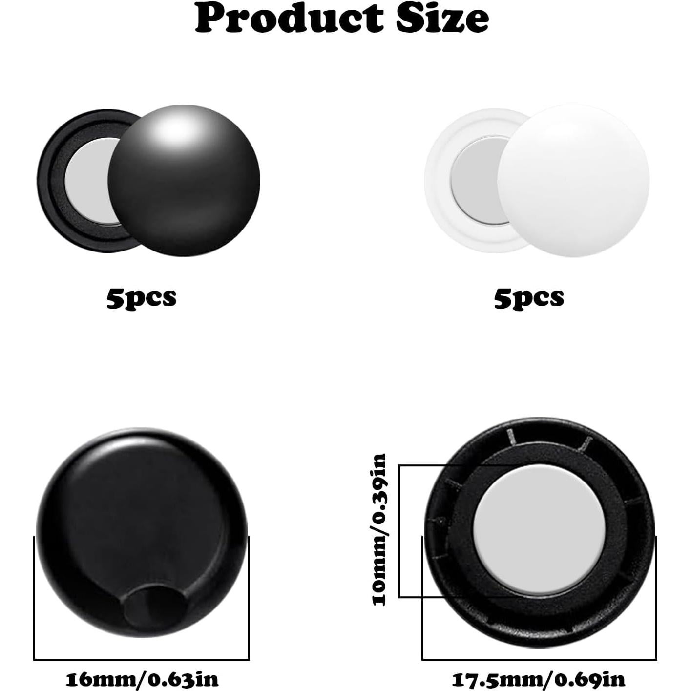 10 Clips Magnéticos para Número de Carrera HINGTAI XTY0660