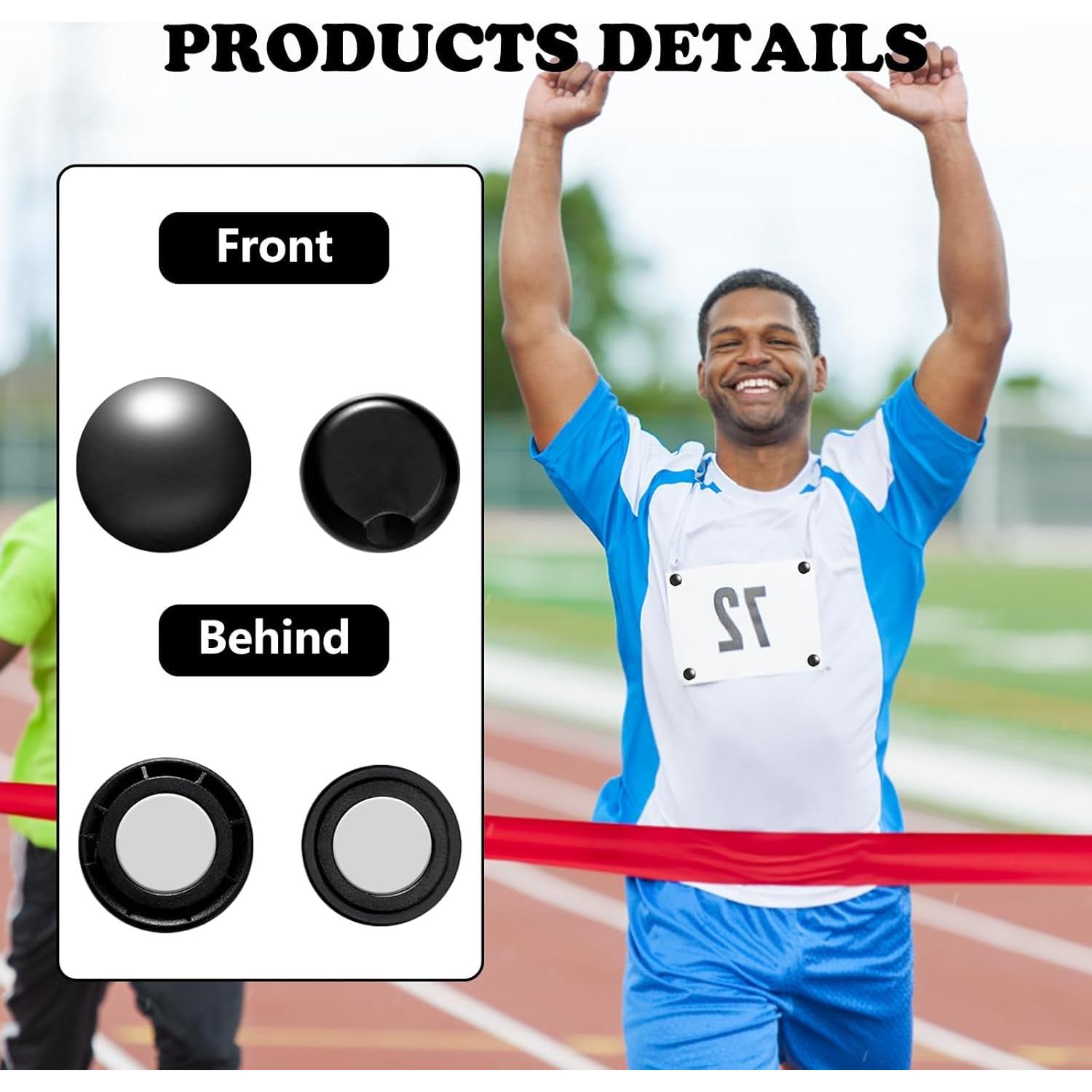 10 Clips Magnéticos para Número de Carrera HINGTAI XTY0660