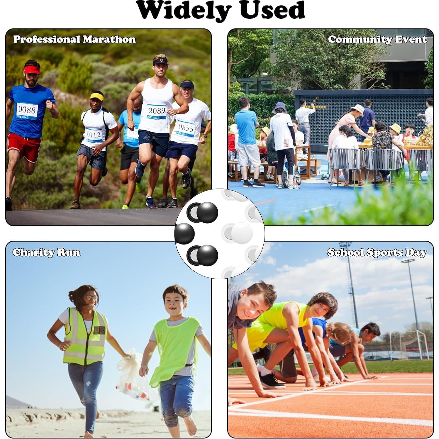 10 Clips Magnéticos para Número de Carrera HINGTAI XTY0660