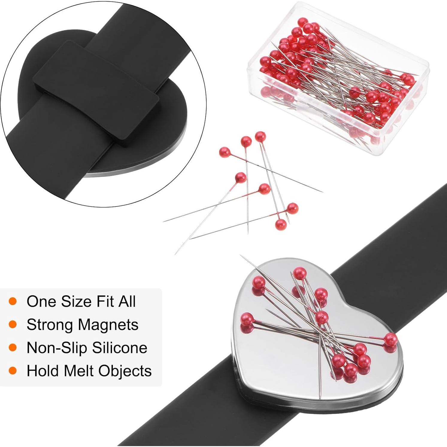 Portaagujas Magnético Harfington Corazón con 100 Agujas