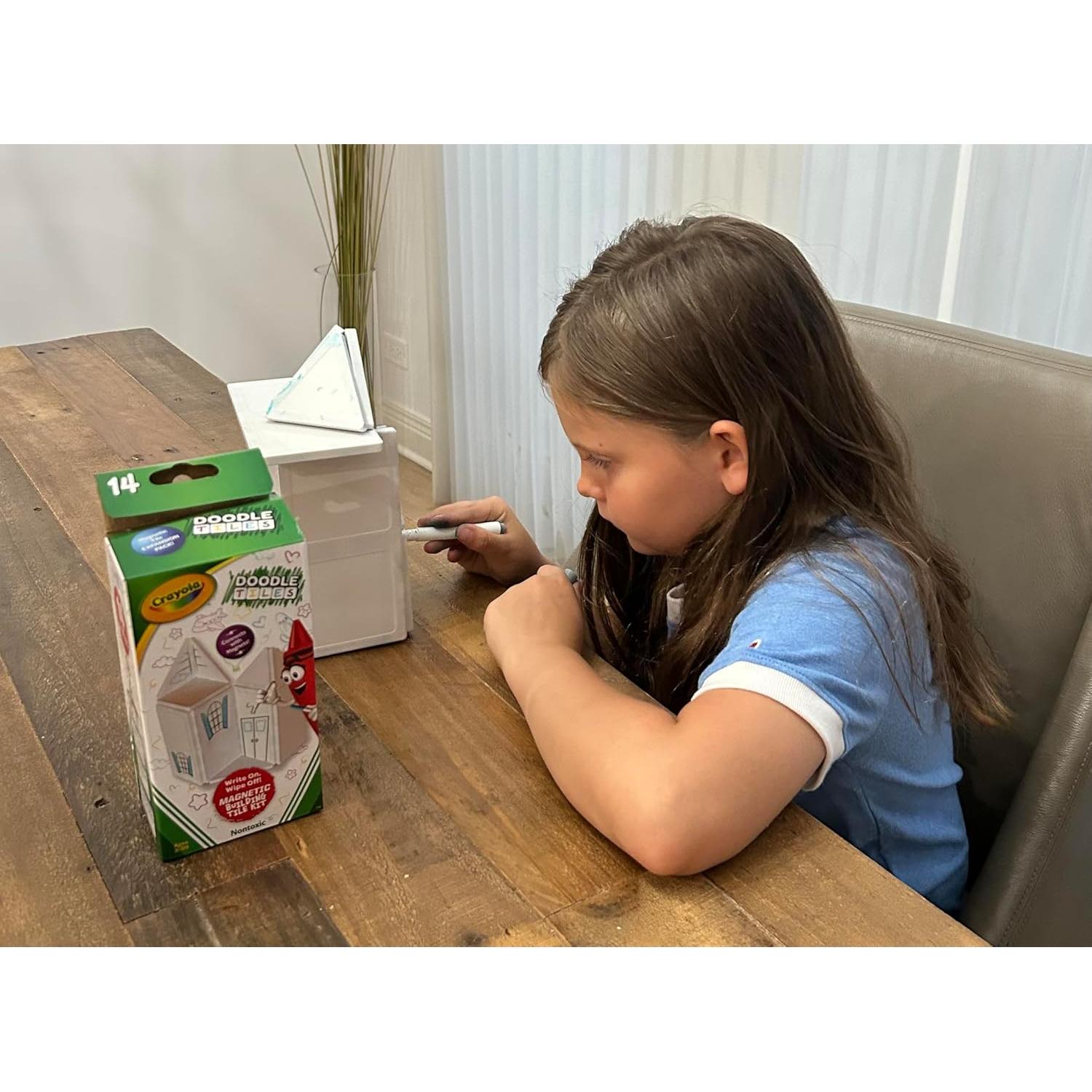 Juego de Azulejos Magnéticos Crayola Doodle 14 Piezas