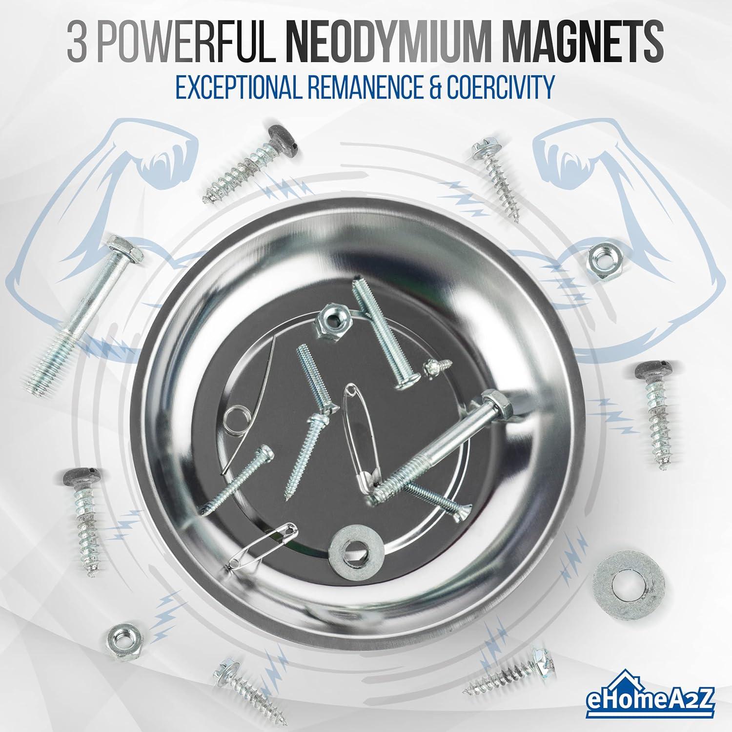 Tazones Magnéticos EHOMEA2Z 10.16 cm - Conjunto de 4