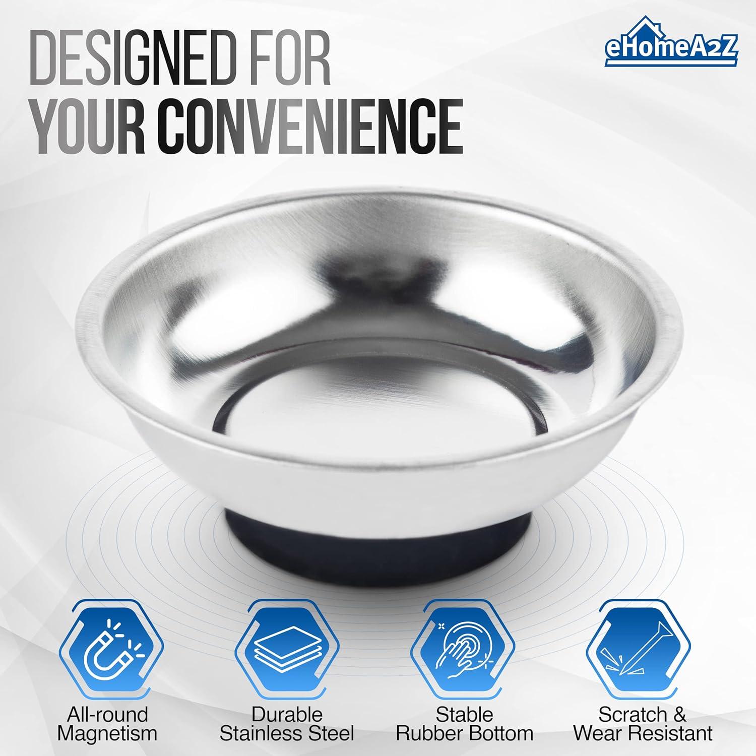 Tazones Magnéticos EHOMEA2Z 10.16 cm - Conjunto de 4