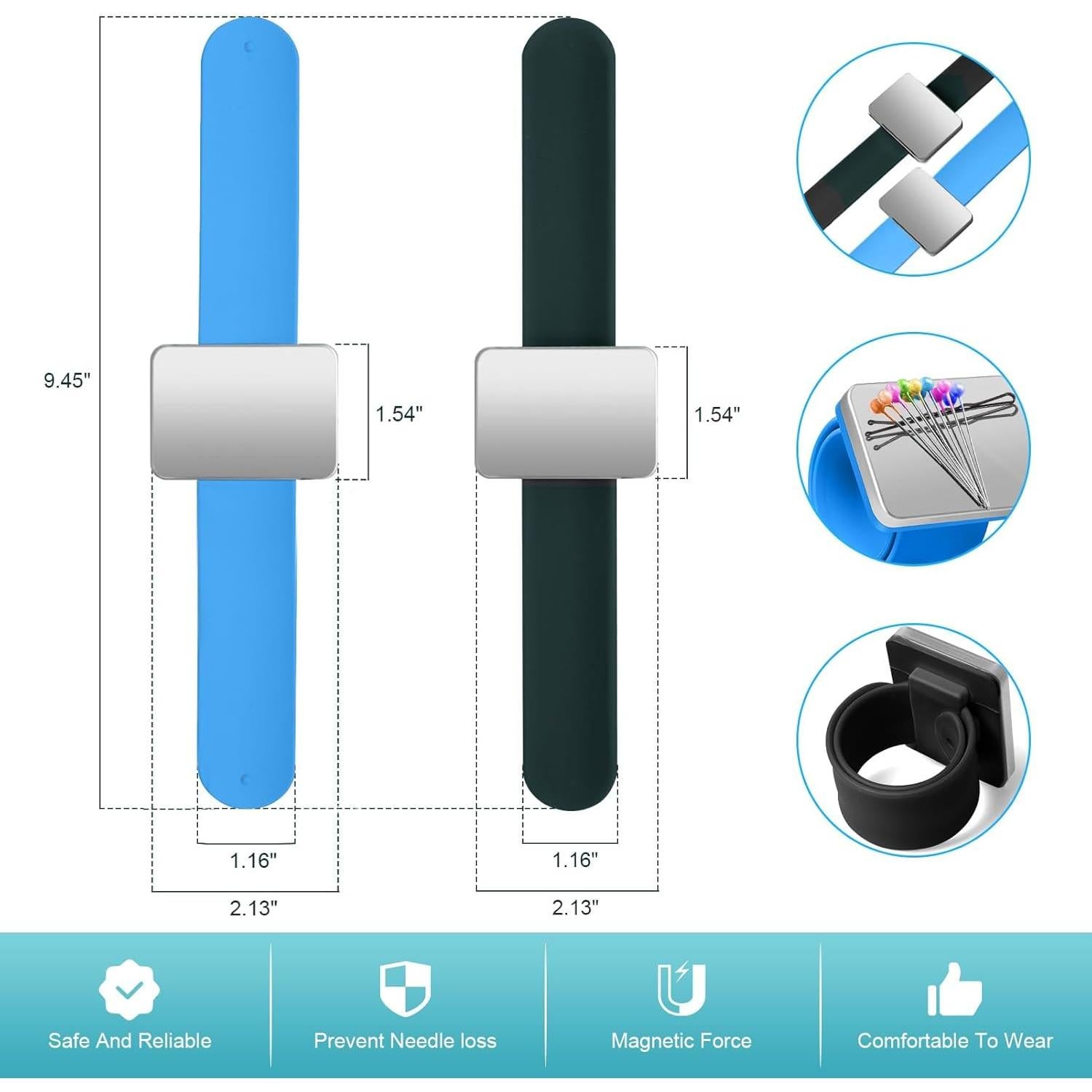Kit de Costura ICNOW 216 Piezas con Almohadillas Magnéticas