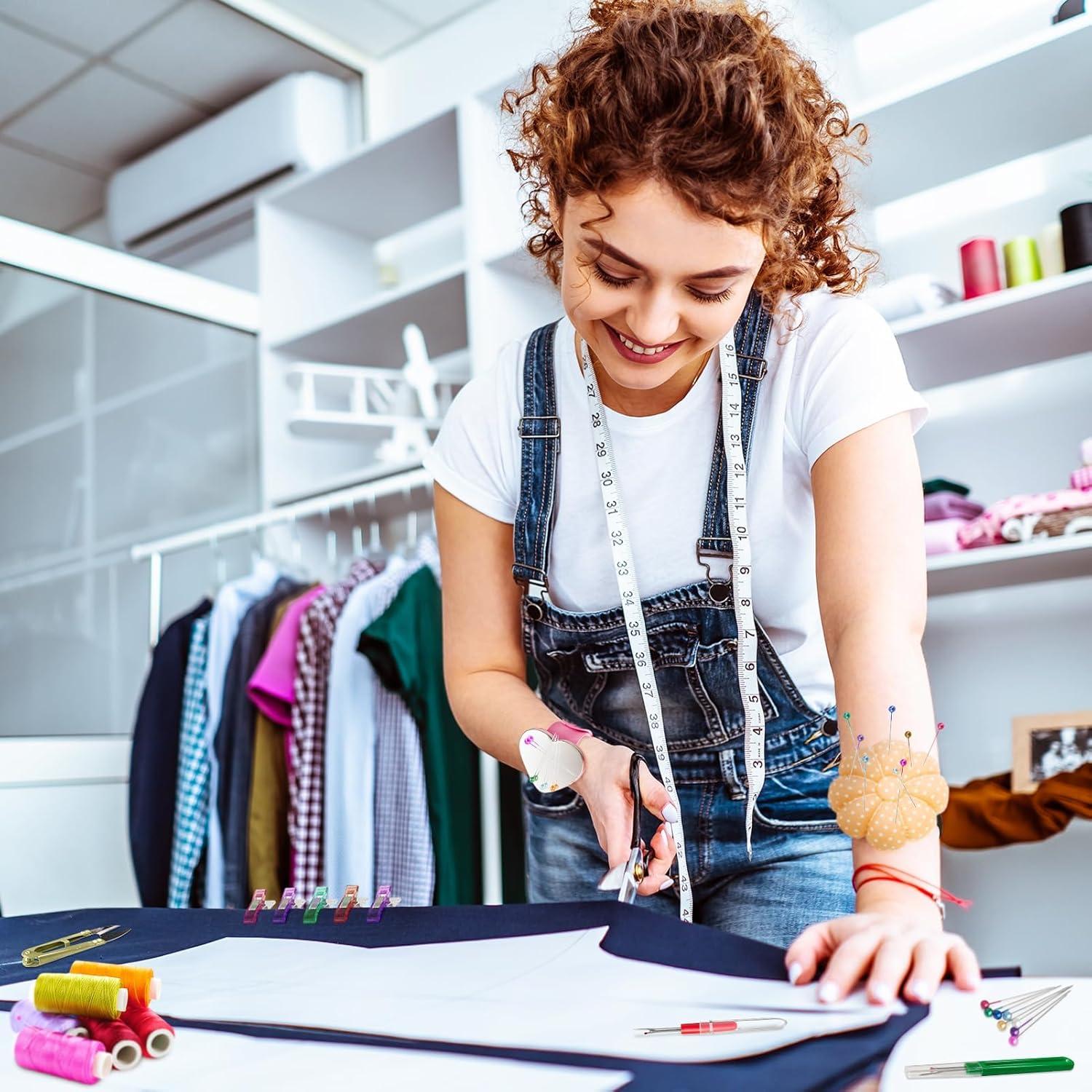 Kit de Costura ICNOW 216 Piezas con Almohadillas Magnéticas