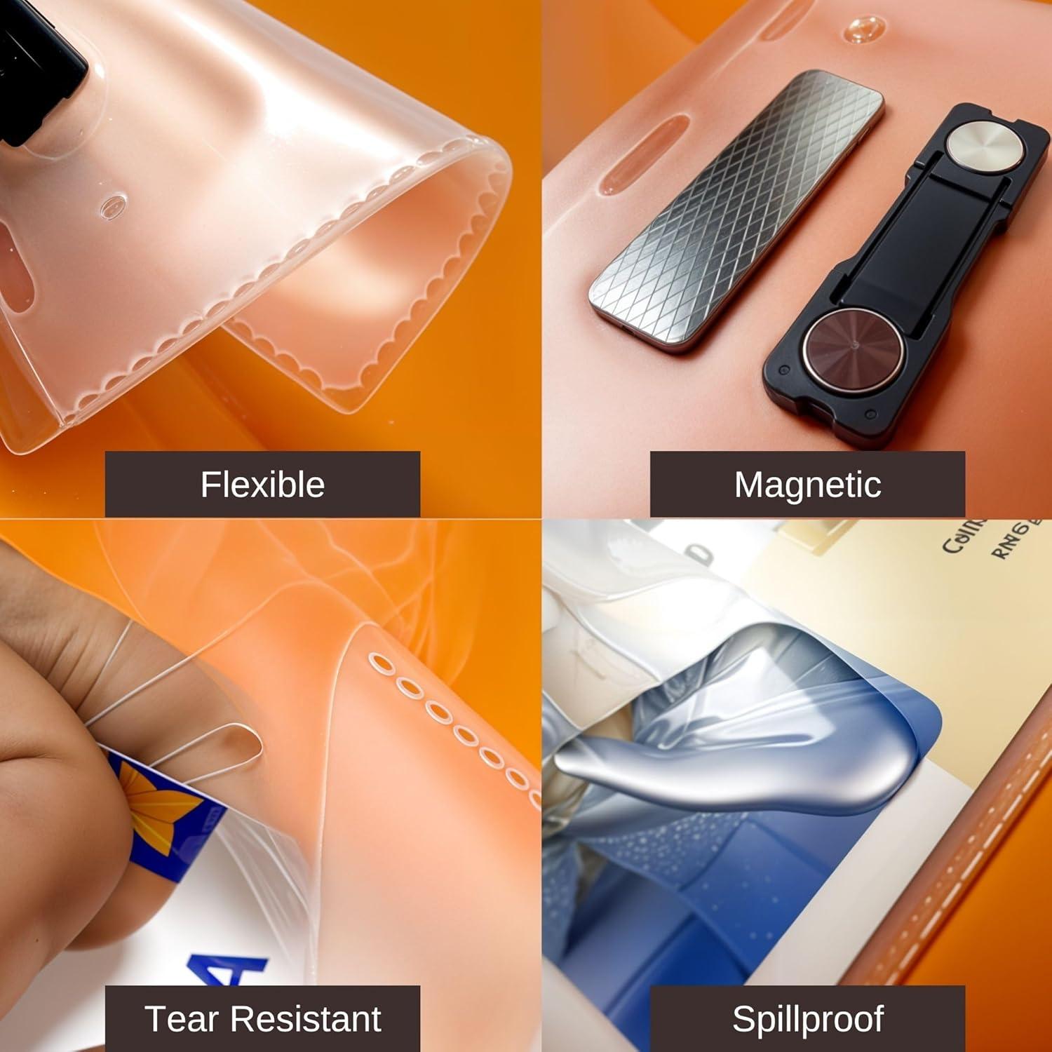 Kits de Sujetadores Magnéticos para Etiquetas de Nombre Performore - 50 Piezas 10.16x7.62 cm