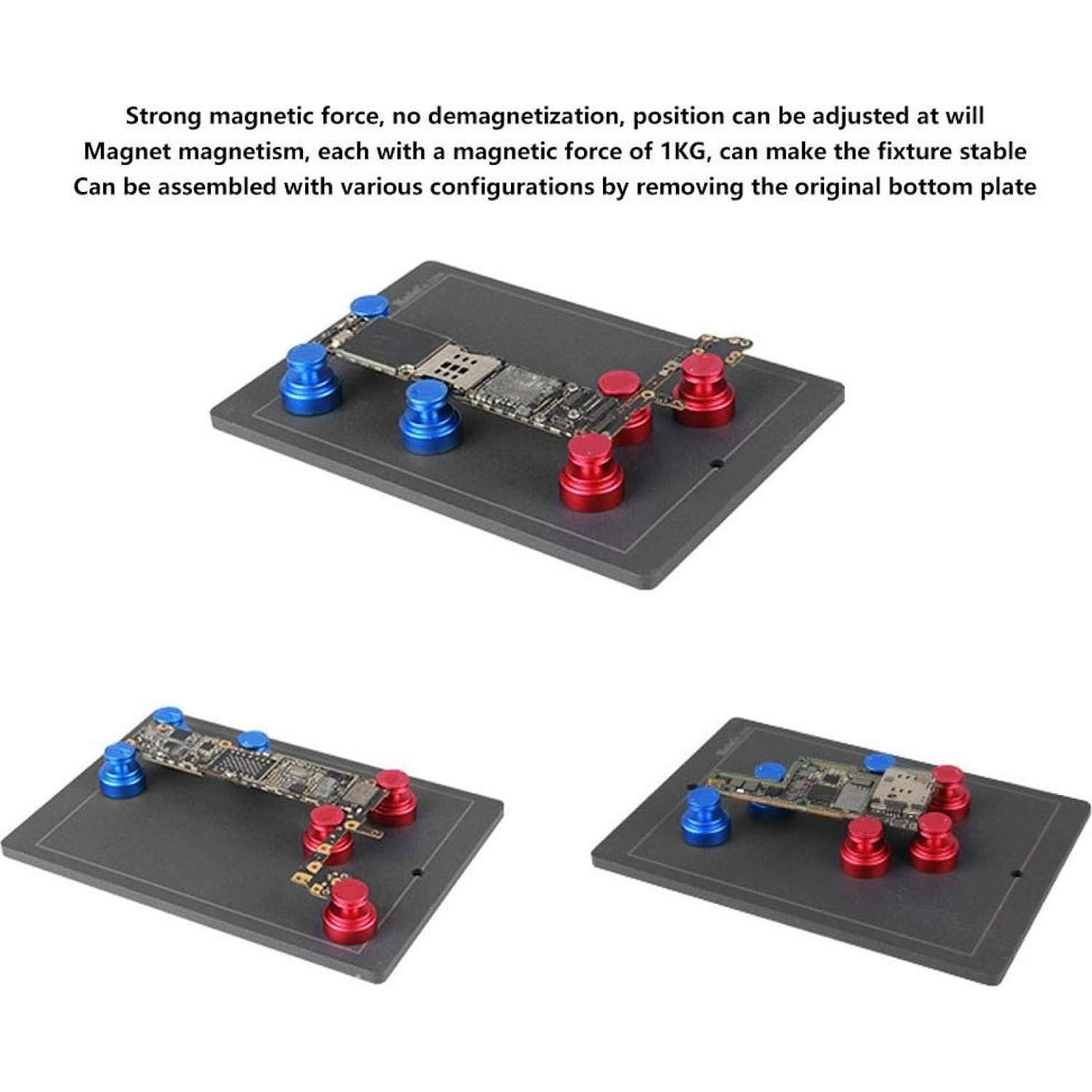 Soporte de Placa de Circuito PCB Universal K-1208 Magnético