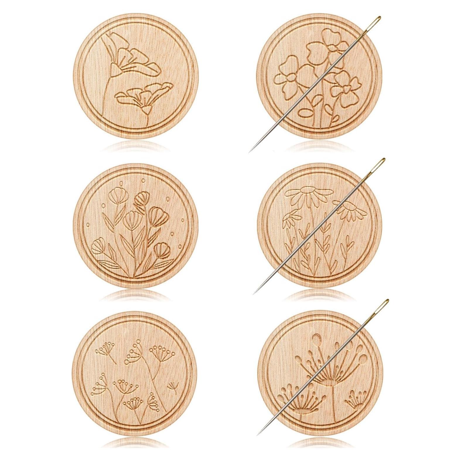 Juego de 6 Imán para Agujas TXIN - Guardadores Magnéticos Florales