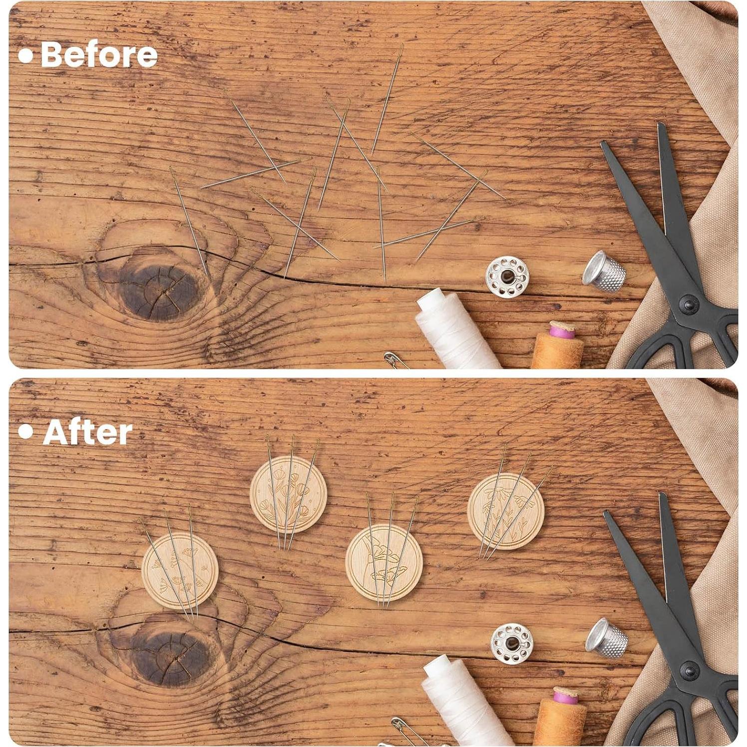 Juego de 6 Imán para Agujas TXIN - Guardadores Magnéticos Florales