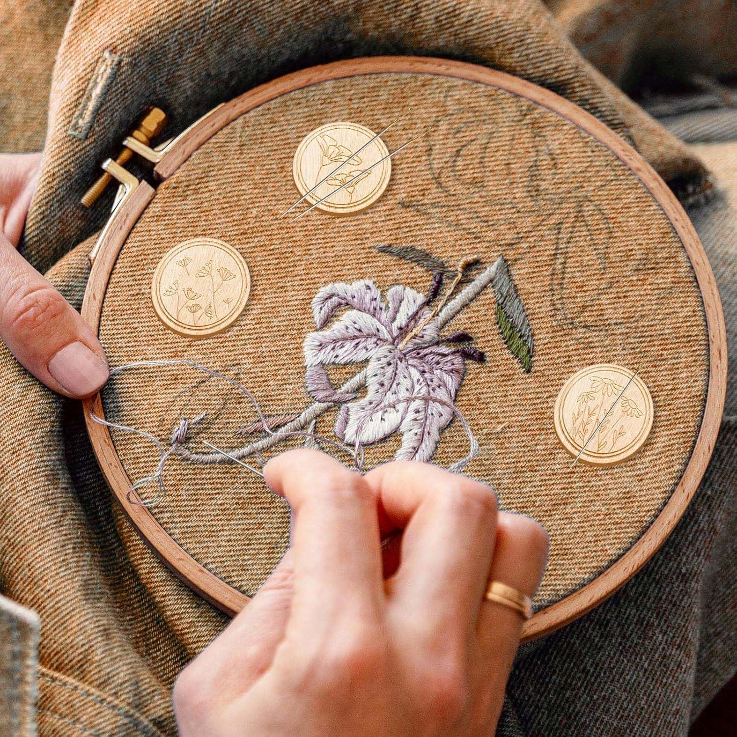 Juego de 6 Imán para Agujas TXIN - Guardadores Magnéticos Florales