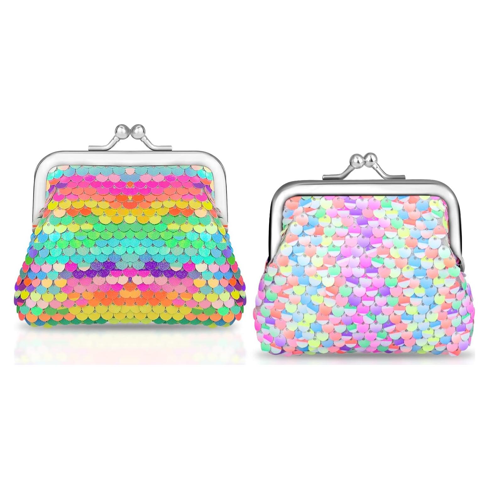 Monedero de Nylon y Lentejuelas 2 Piezas para Niñas