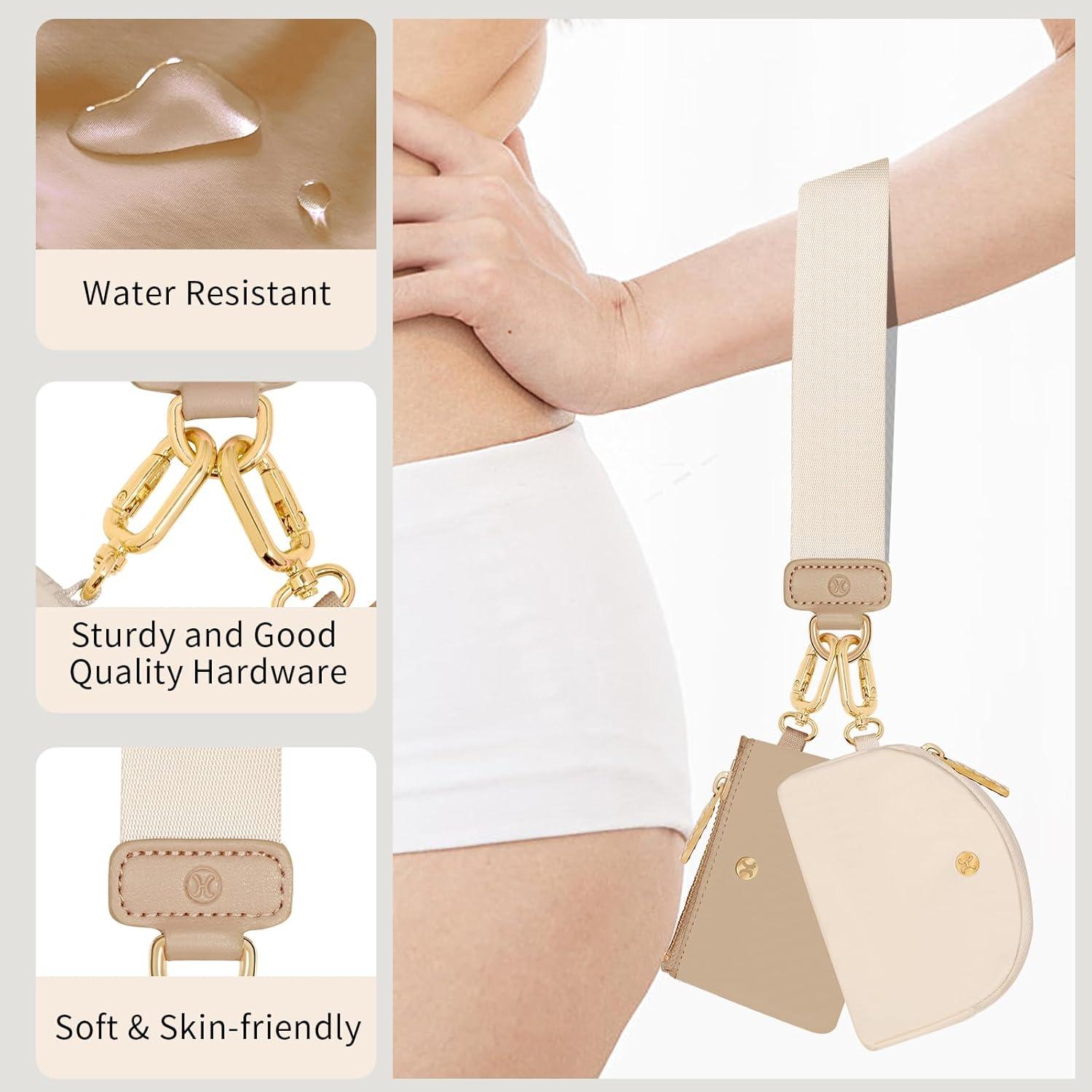 Monedero de muñeca Hovmwey con llavero y doble bolsa 18 cm