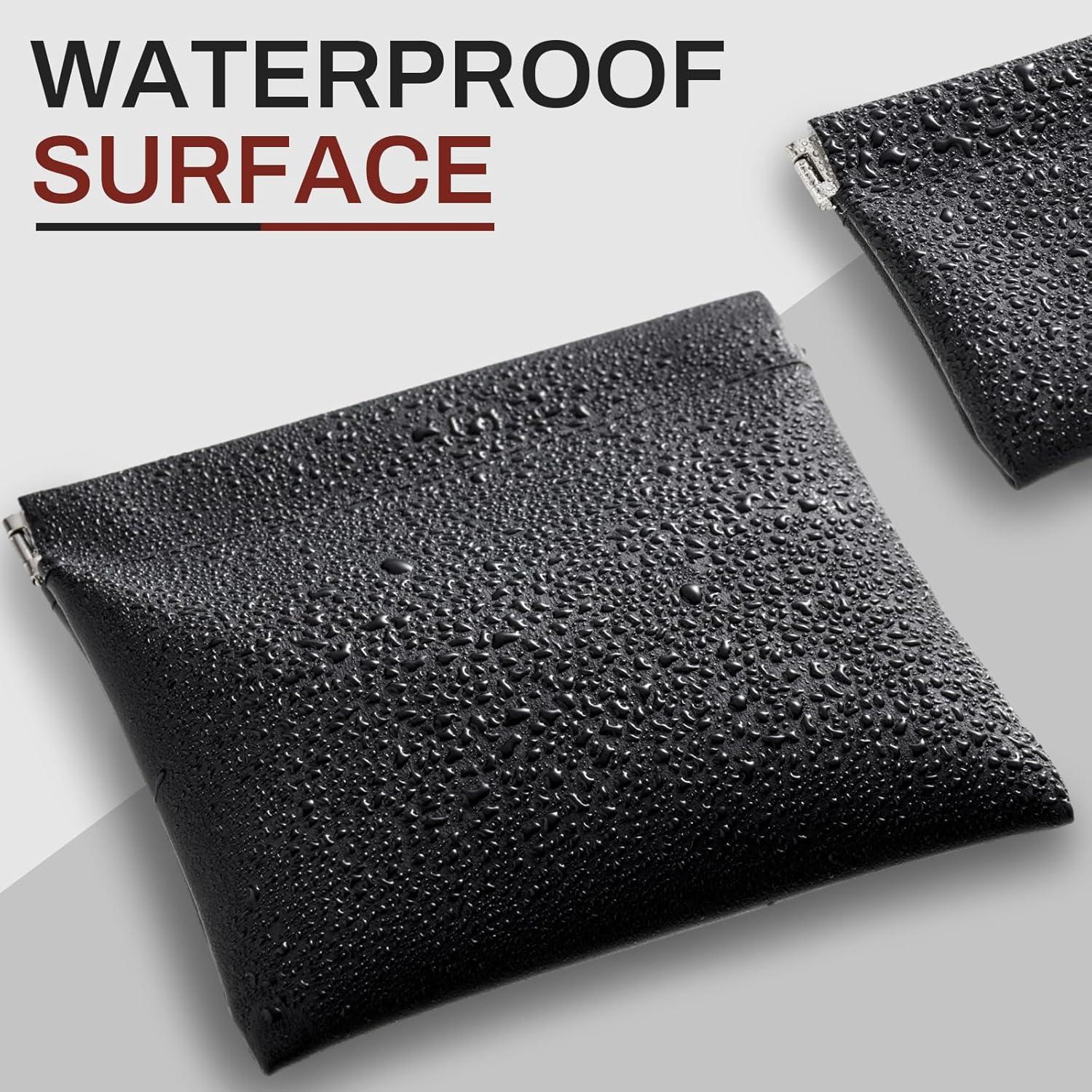 Monedero de Cuero PU Sadnyy 3 Pcs Negro - 2 Tamaños