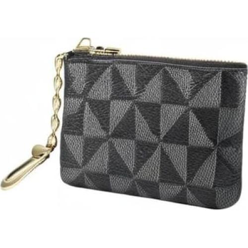 Monedero de Cuero Sintético MOCCNT Negro 11.5x7.5 cm