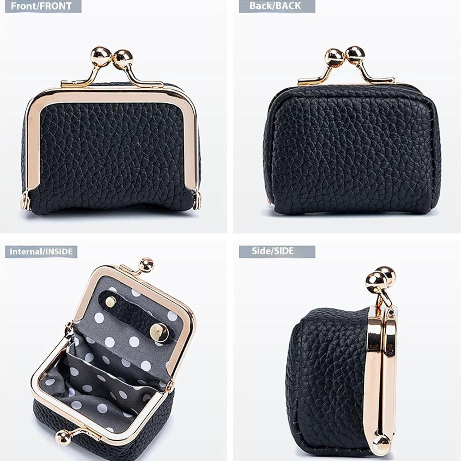 Caja de Joyería Mini de Cuero Genuino Verde Vintage