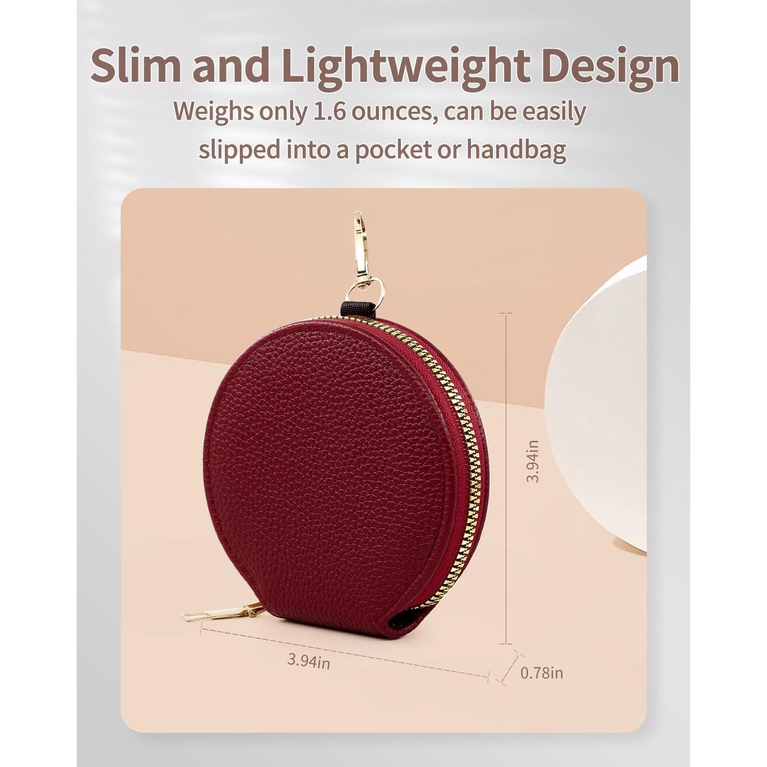 Monedero Pequeño SENCCO Vintage Negro con Llavero 9.9x9.9cm