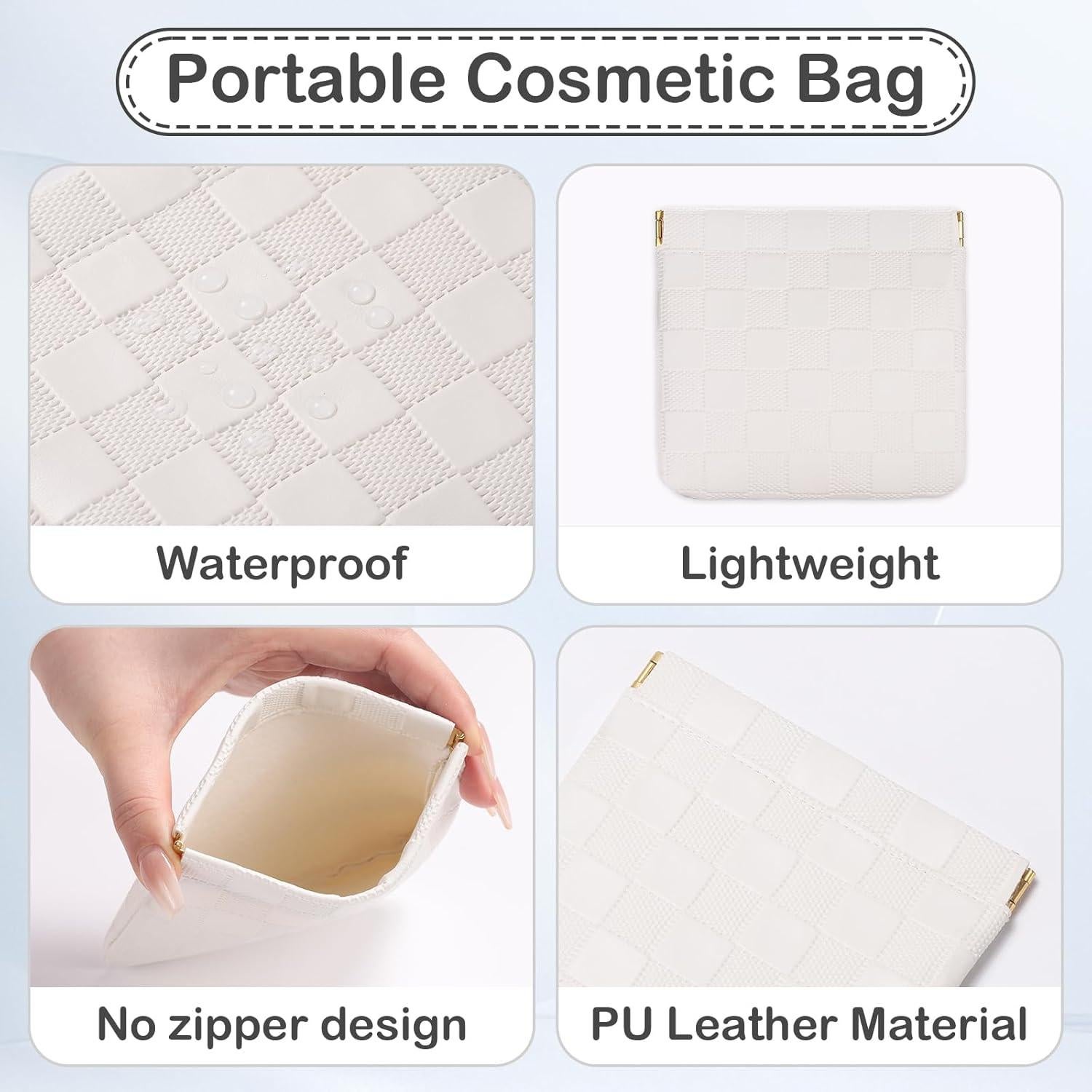 Estuche de Maquillaje Sightor 2PCS Mini Bolsa Cosmética Impermeable