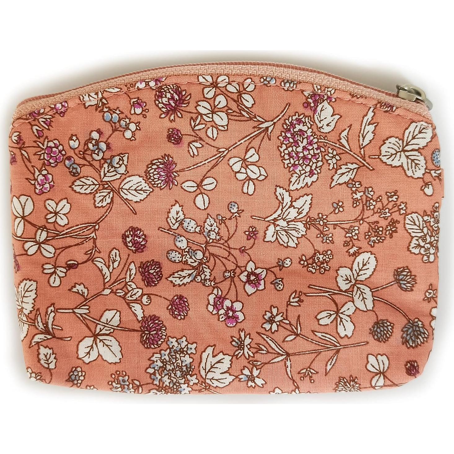 Monedero de Algodón para Niñas YHmyok Floral 11x14 cm