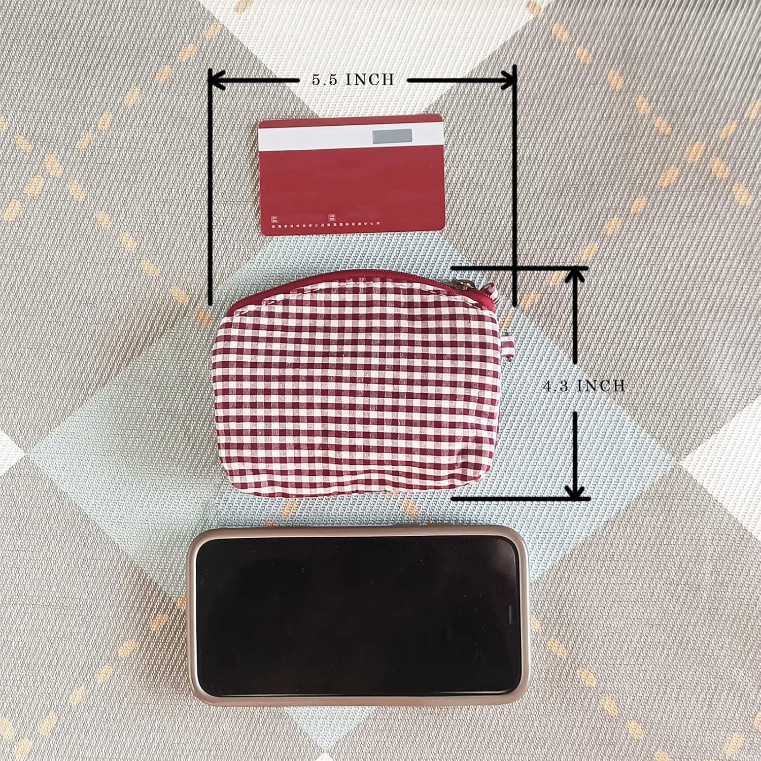 Monedero de Algodón para Niñas YHmyok Floral 11x14 cm