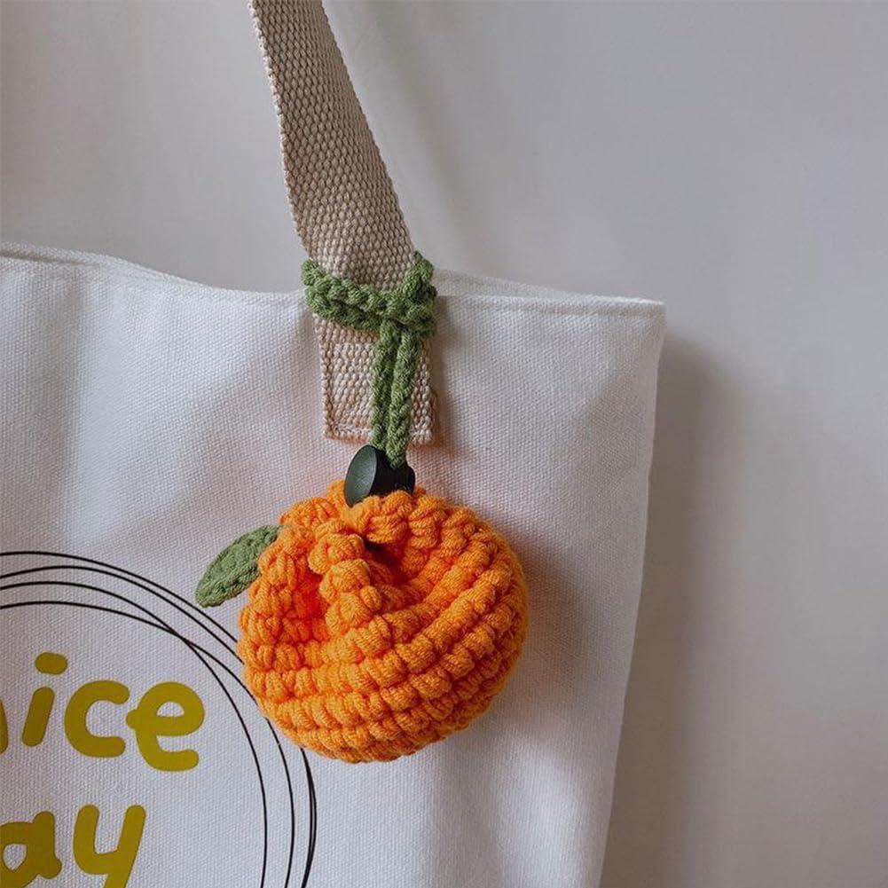 Bolsa de Almacenamiento Mandarina Hecha a Mano para Mujeres