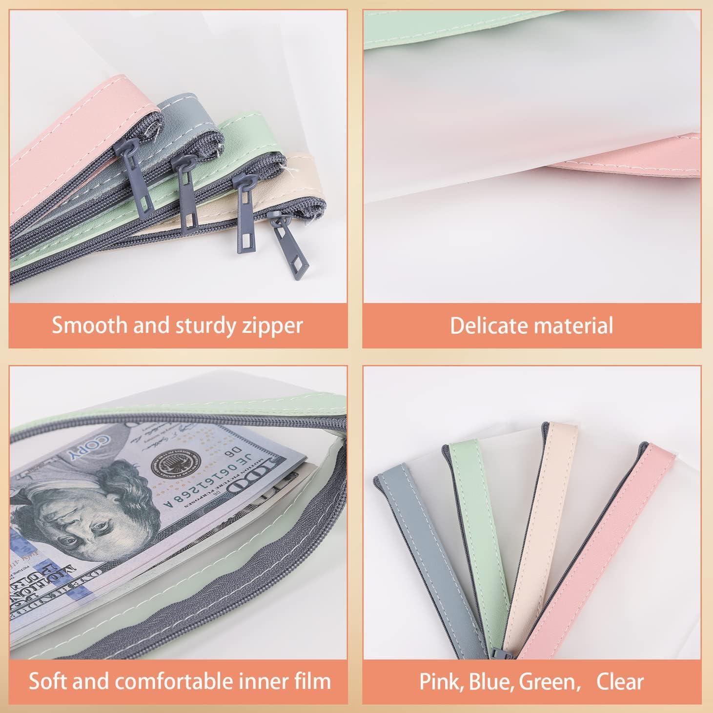 Juego de 4 Bolsas de Dinero VOCHIC 19.3x9.4cm A Prueba de Agua