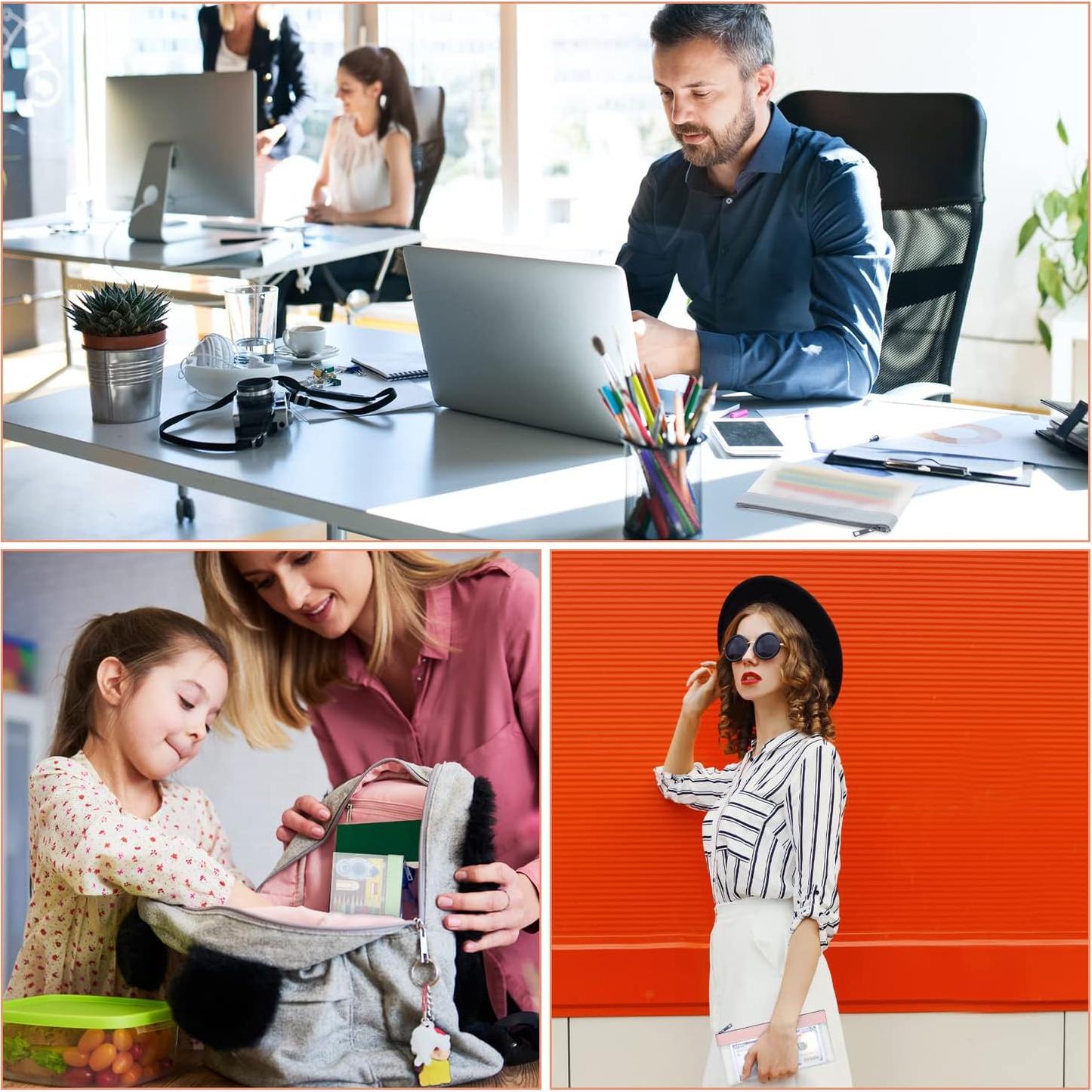 Juego de 4 Bolsas de Dinero VOCHIC 19.3x9.4cm A Prueba de Agua