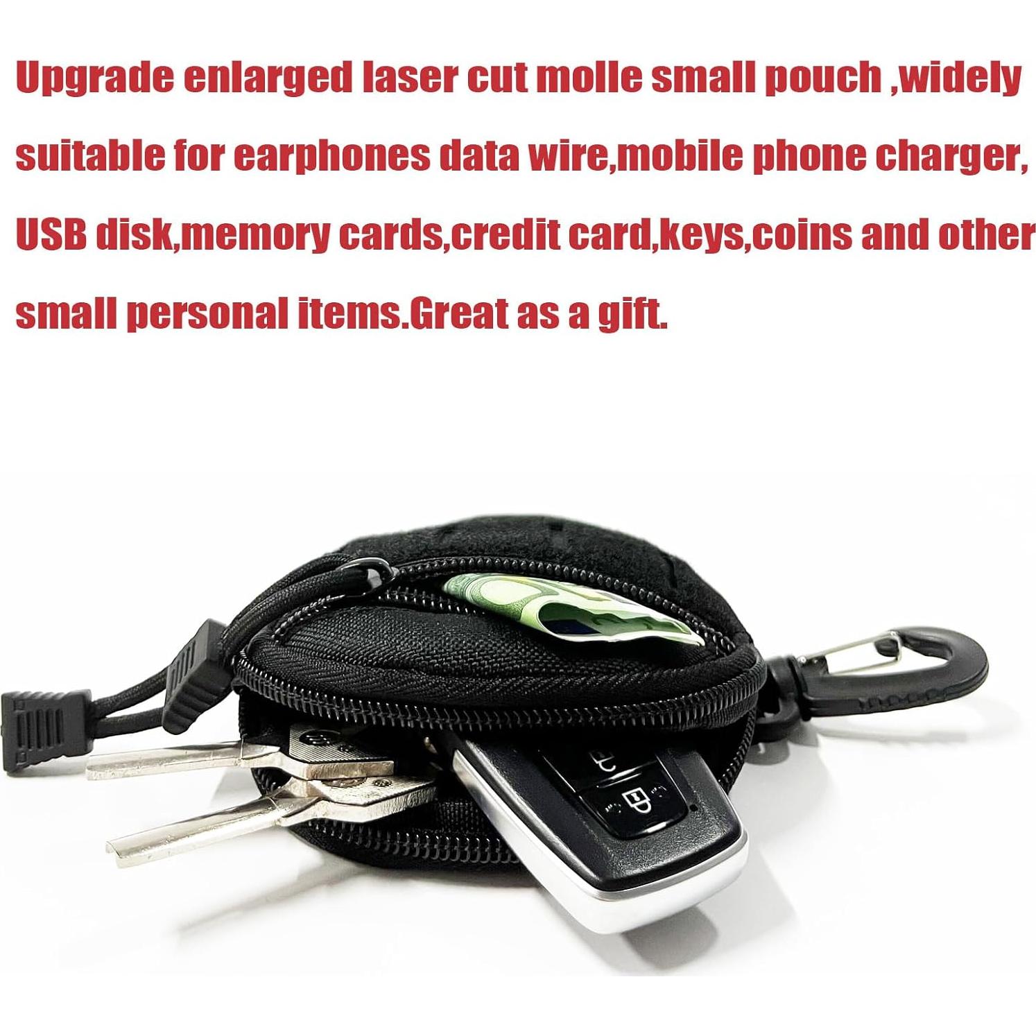 Bolsa Molle Táctica GZWER WR-TP094 Nylon 1000D Negra