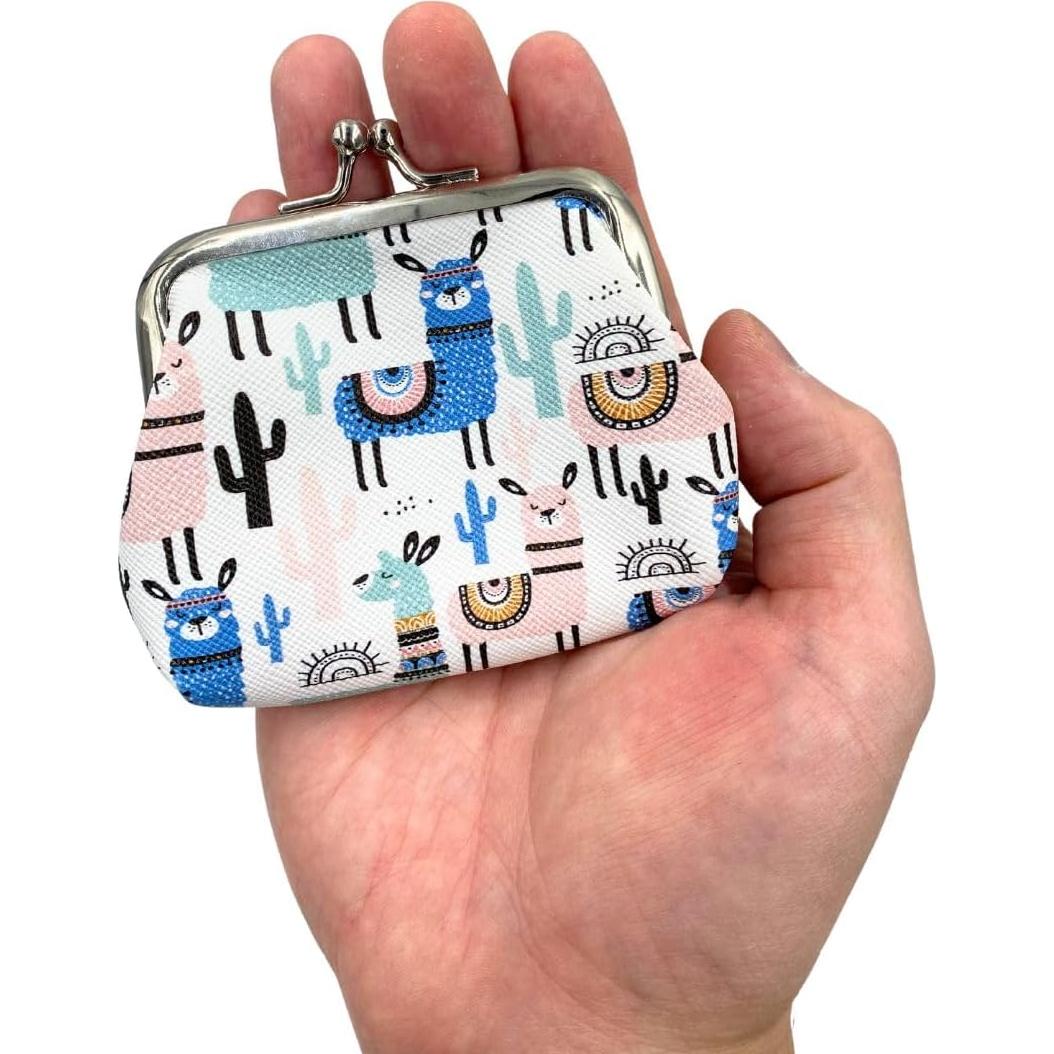 Monedero de Cierre de Beso MDSTYLE para Mujeres - Alpaca