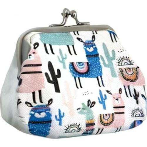 Monedero de Cierre de Beso MDSTYLE para Mujeres - Alpaca