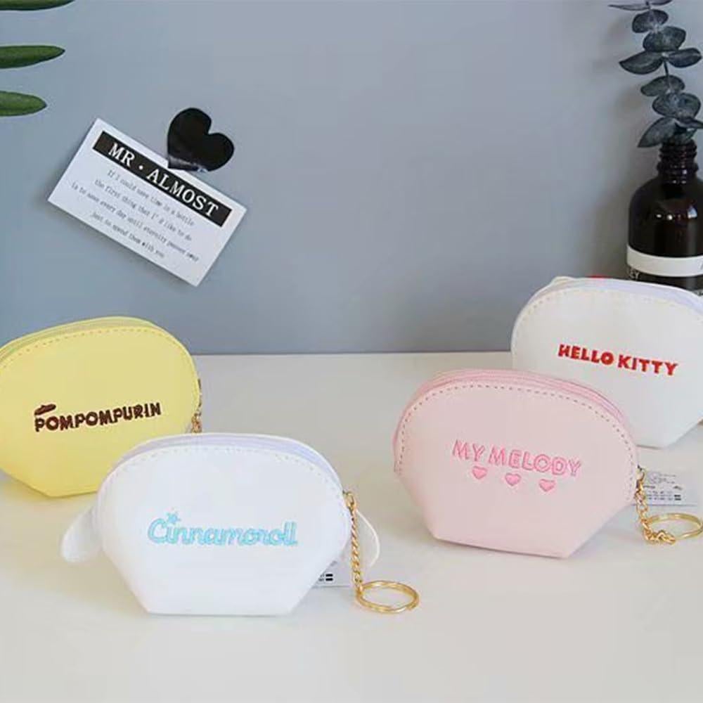 Monedero Kawaii Melo para chicas - Cartera con llavero 10x4.5x6.5cm