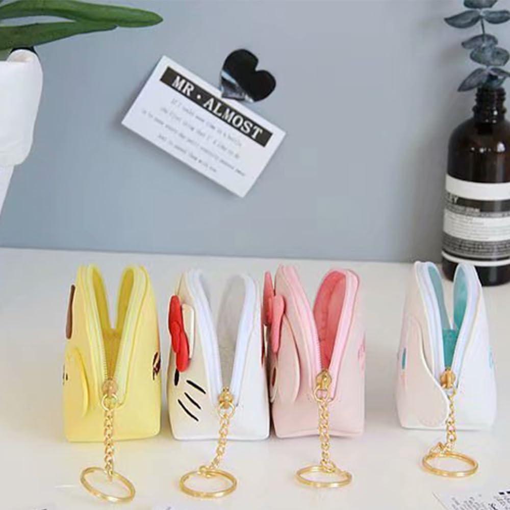 Monedero Kawaii Melo para chicas - Cartera con llavero 10x4.5x6.5cm