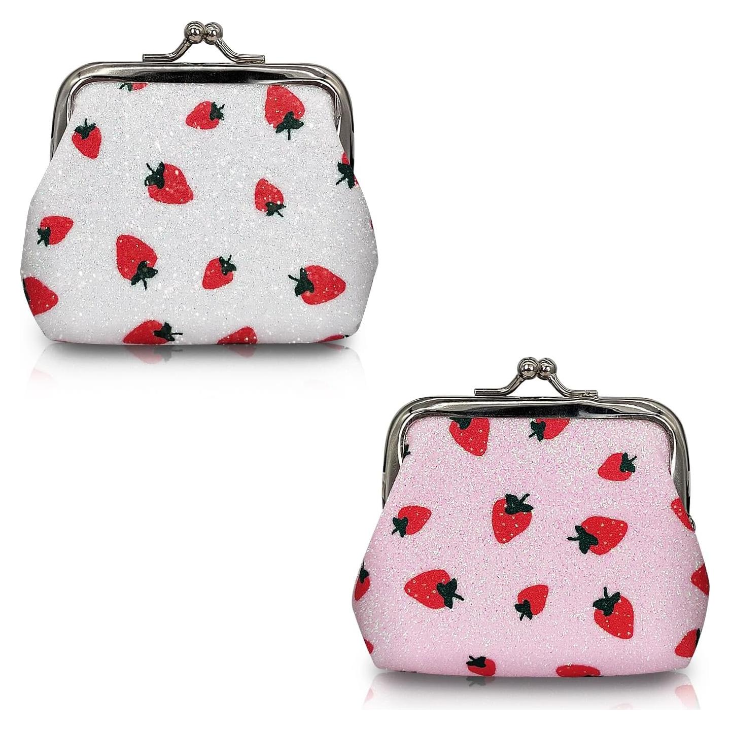 Monedero Mini 2pcs WisePoint Fresa y Cereza 8x7.5cm