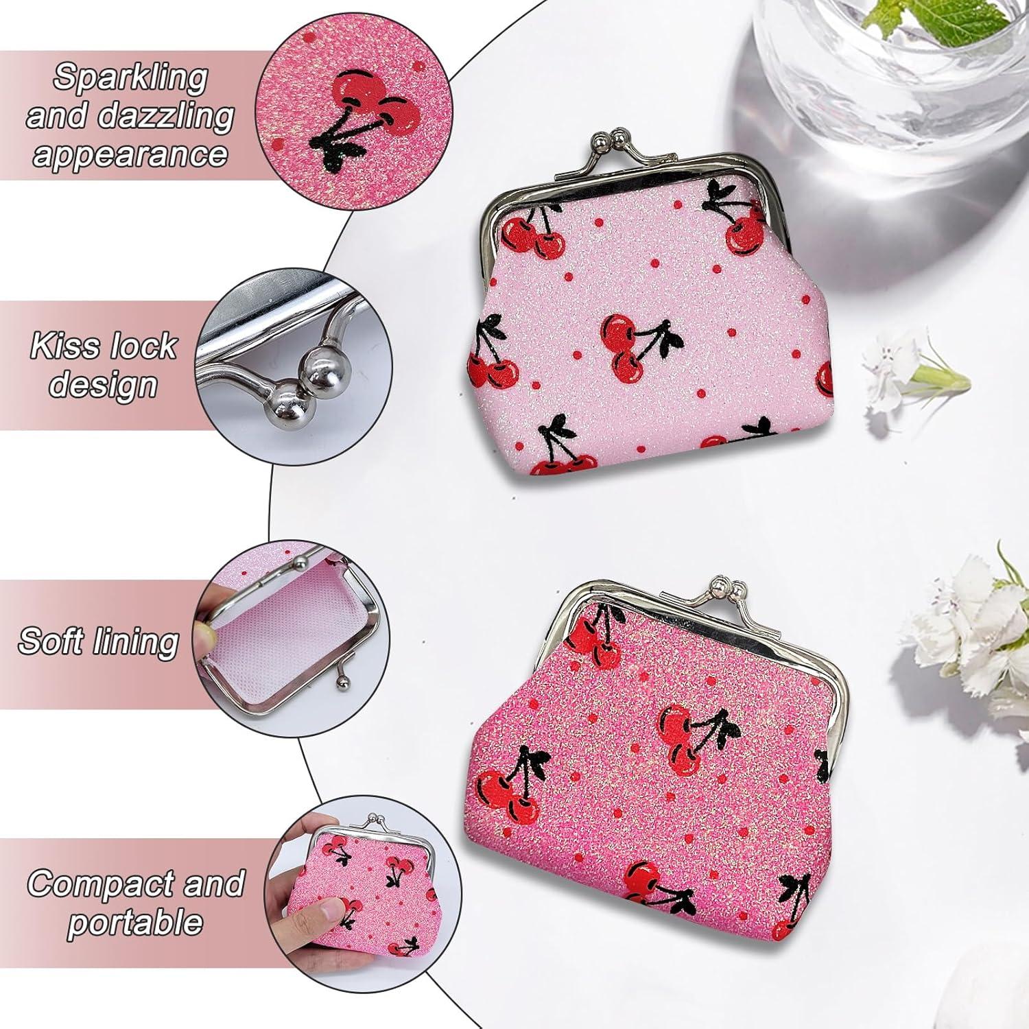 Monedero Mini 2pcs WisePoint Fresa y Cereza 8x7.5cm