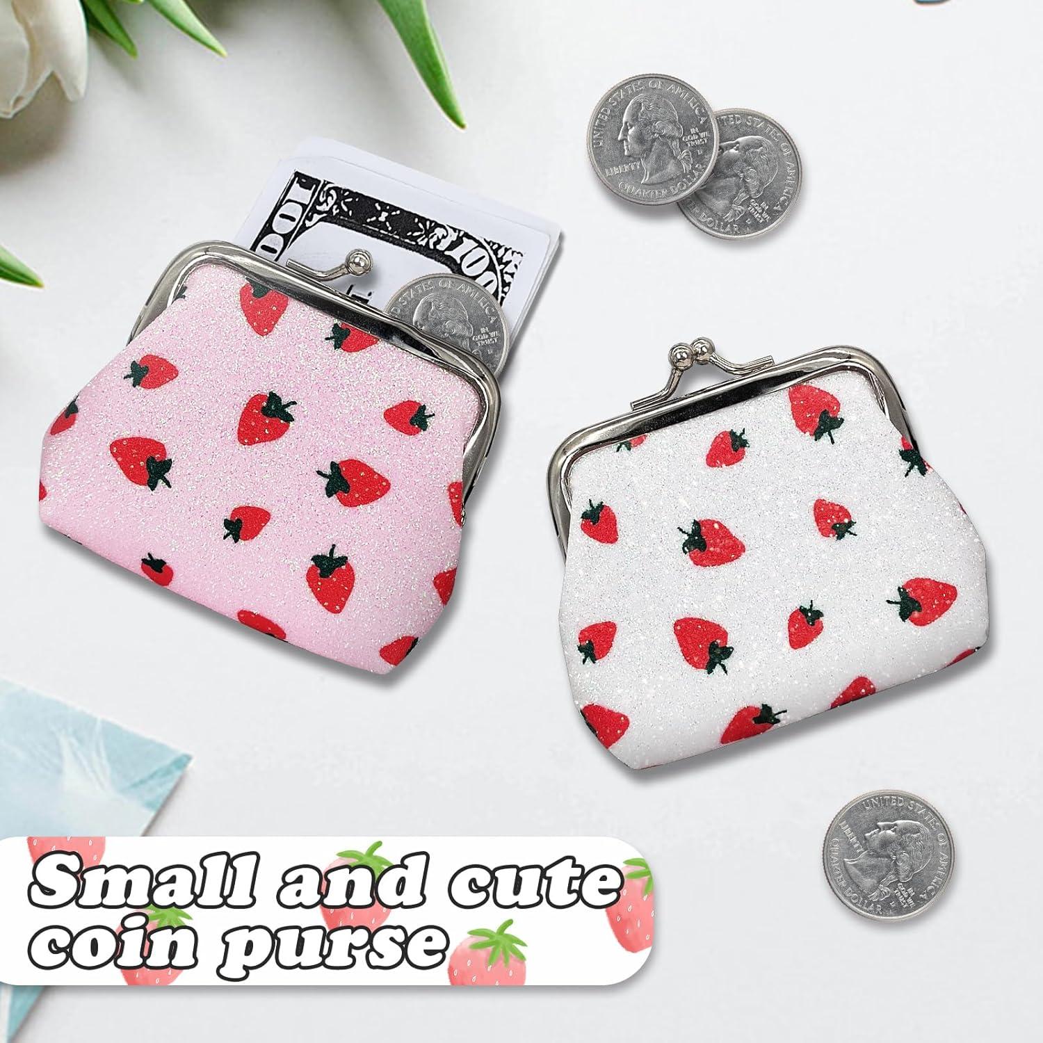 Monedero Mini 2pcs WisePoint Fresa y Cereza 8x7.5cm