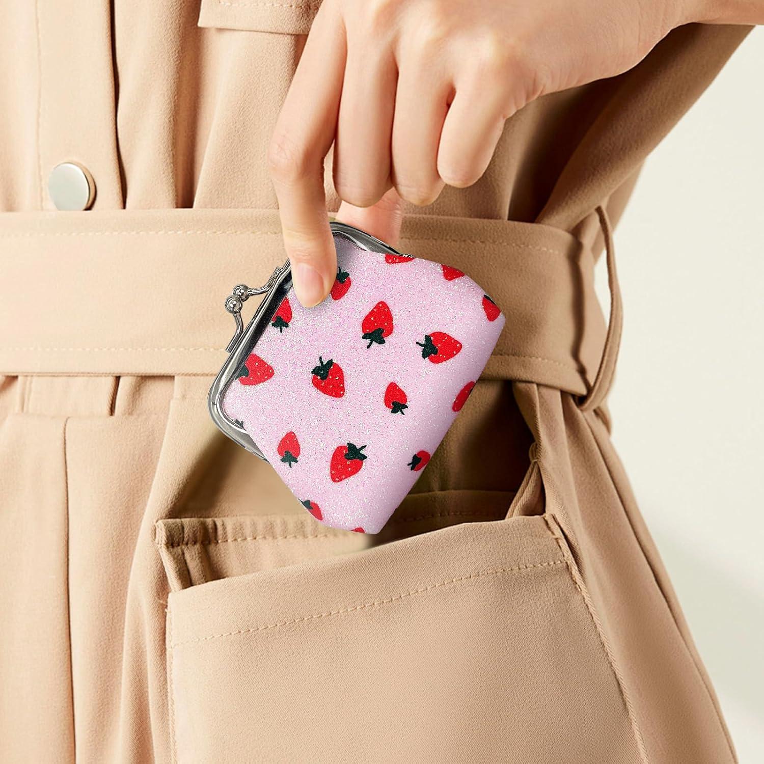 Monedero Mini 2pcs WisePoint Fresa y Cereza 8x7.5cm