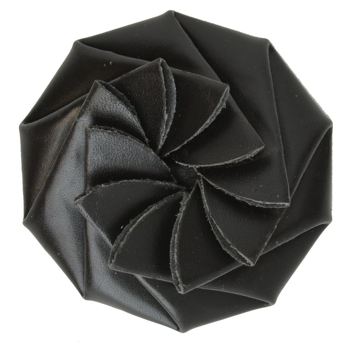 Monedero de Cuero Genuino Marshal Negro para Hombre