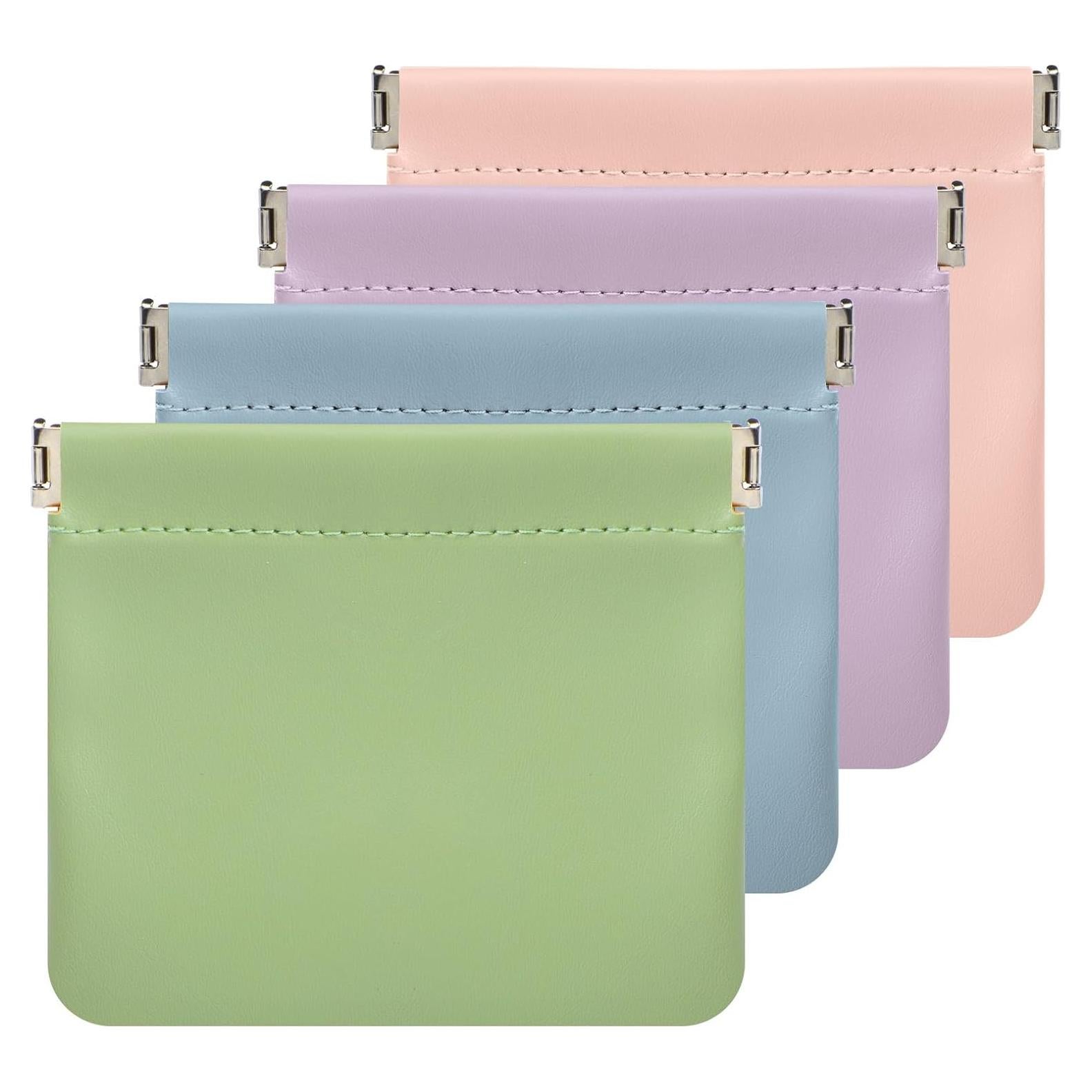 Bolsa Cosmética Squeeze Top ISKYBOB 4 Pcs Organizador Mini