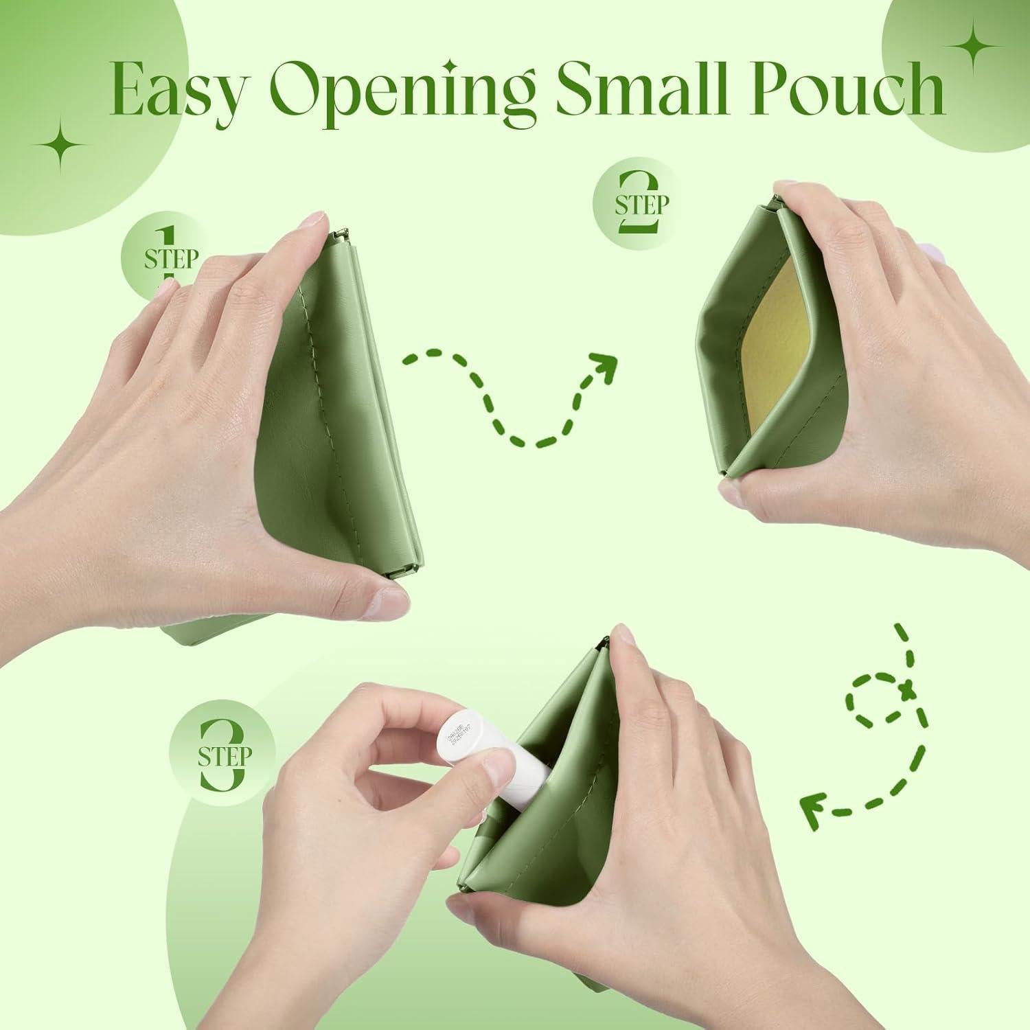 Bolsa Cosmética Squeeze Top ISKYBOB 4 Pcs Organizador Mini