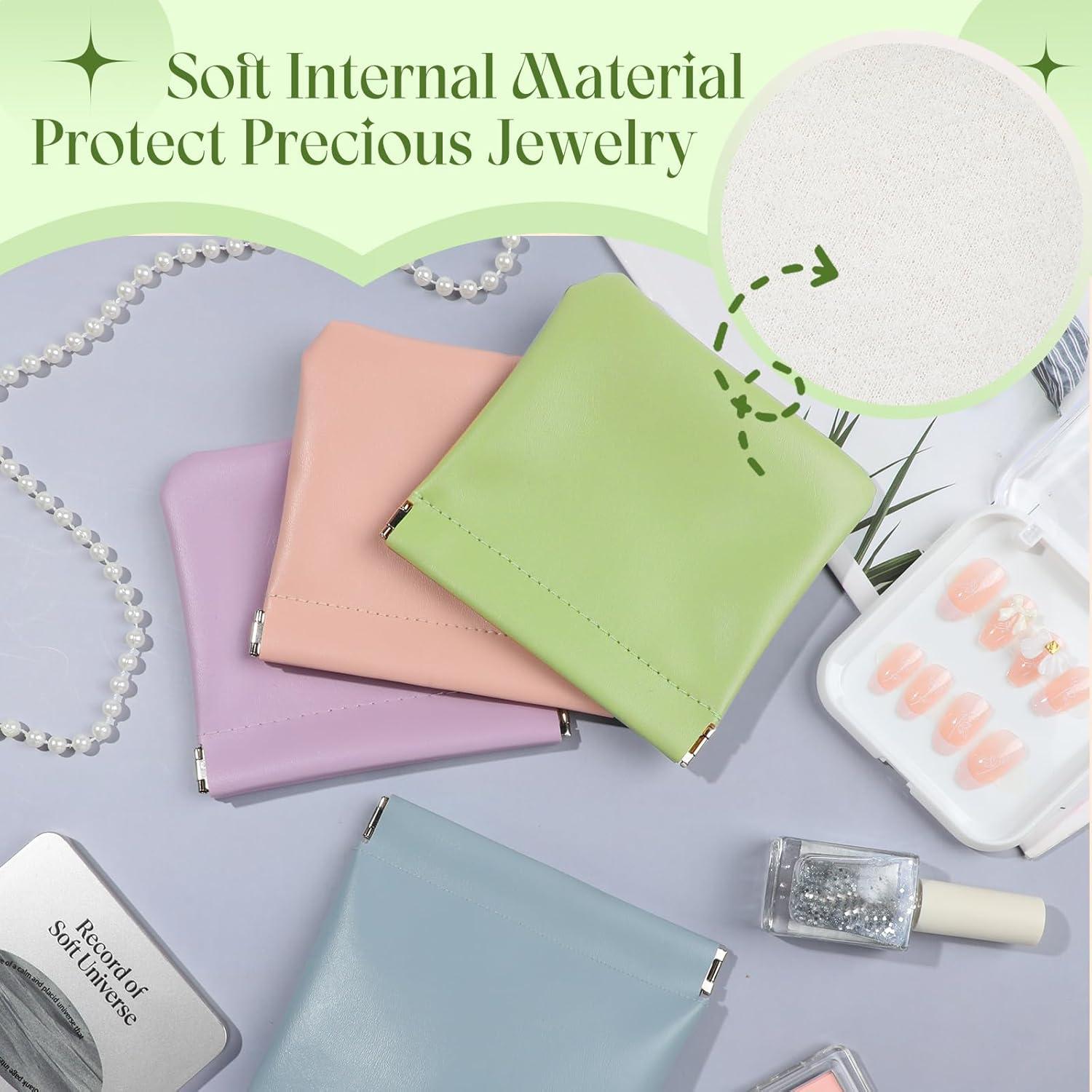 Bolsa Cosmética Squeeze Top ISKYBOB 4 Pcs Organizador Mini