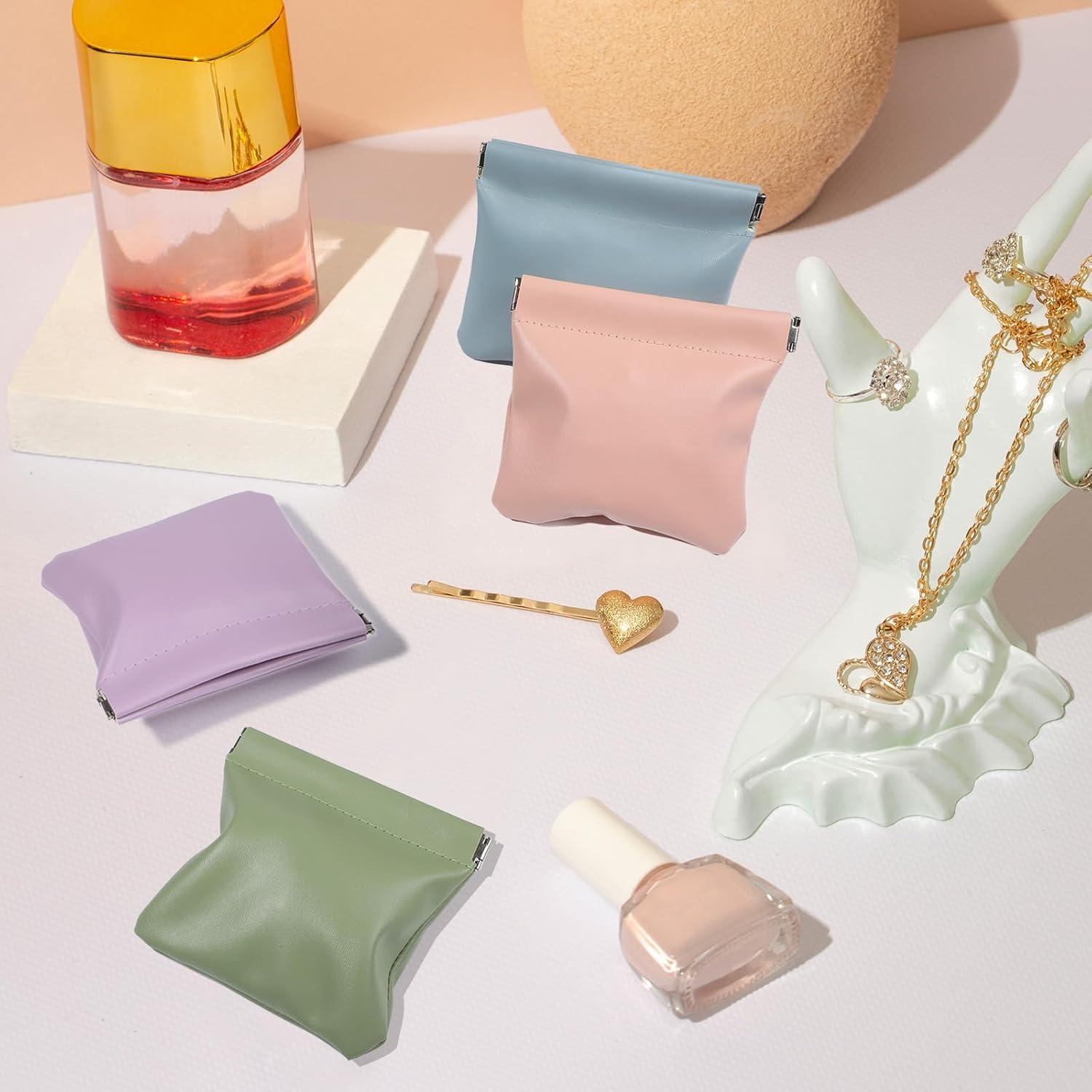 Bolsa Cosmética Squeeze Top ISKYBOB 4 Pcs Organizador Mini