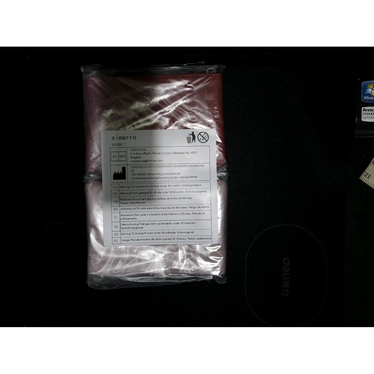 Monedero Mini PU Simarro 2 Pcs Rosa y Rojo Organizador