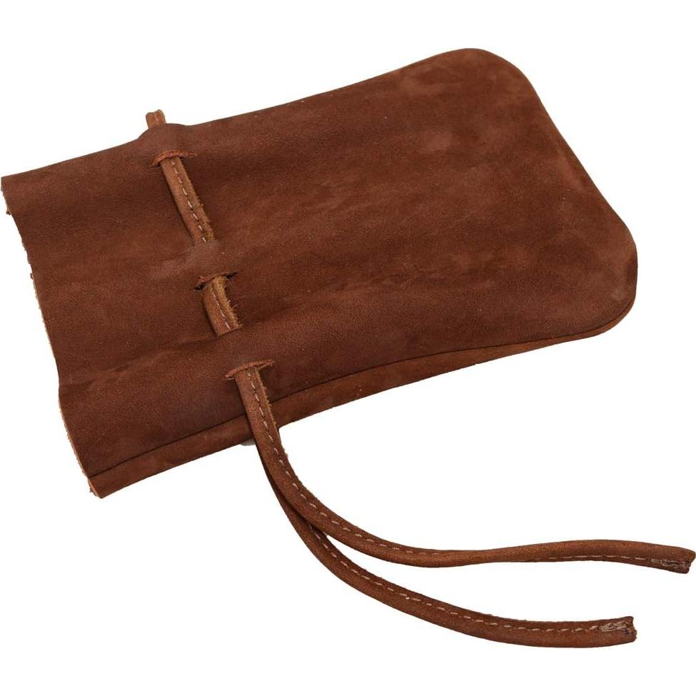 Bolsa de Monedas Medieval de Cuero Hide & Drink - 15x10cm