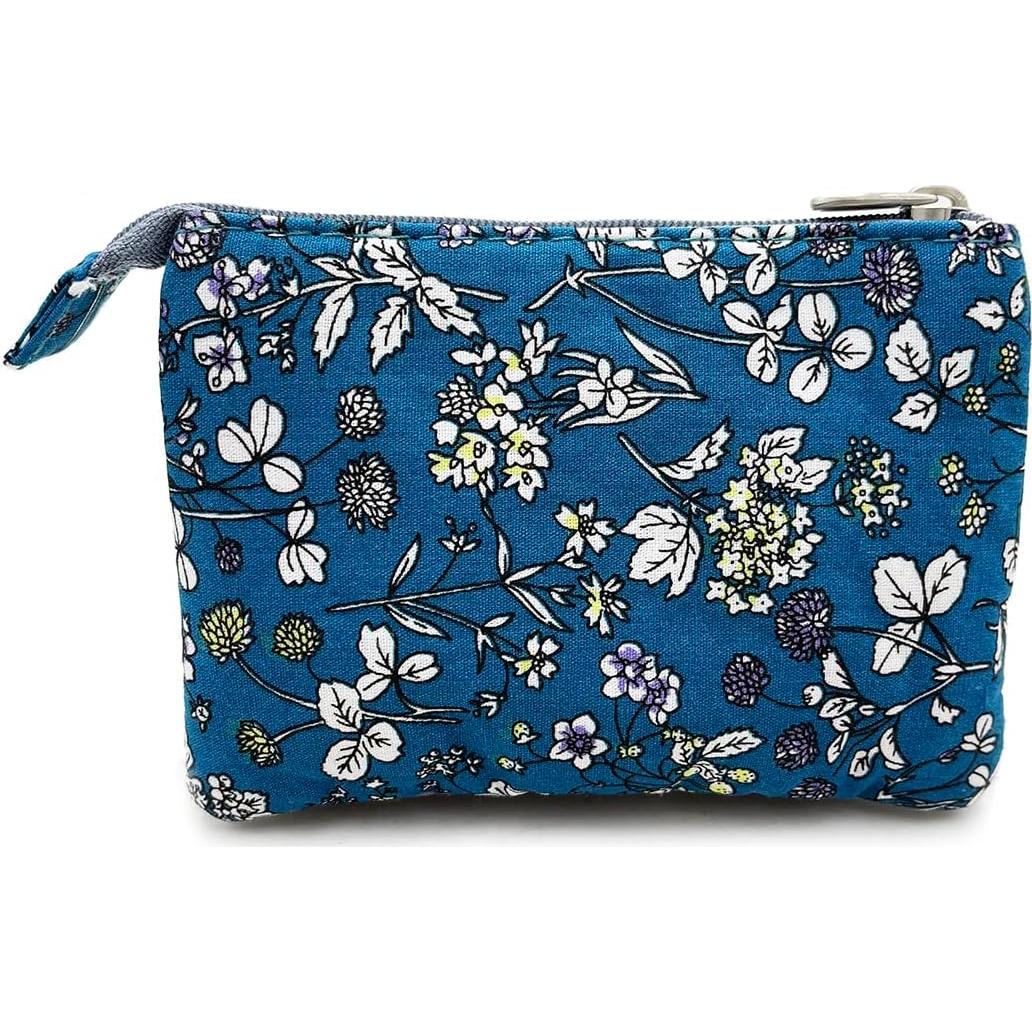 Monedero Pequeño de Tela Bordado a Mano para Mujeres - 8.9x12.2cm