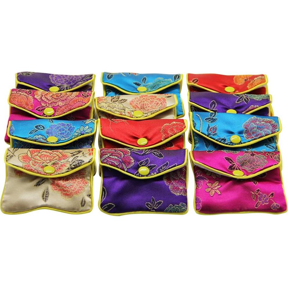 Bolsas de Regalo de Seda MorTime - 12 Piezas Pequeñas