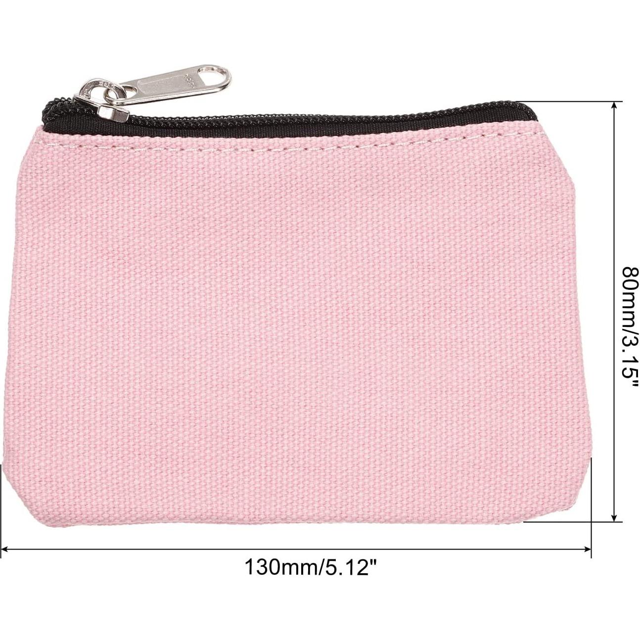 Monedero PATIKIL Rosa 80x130mm Lona con Cremallera