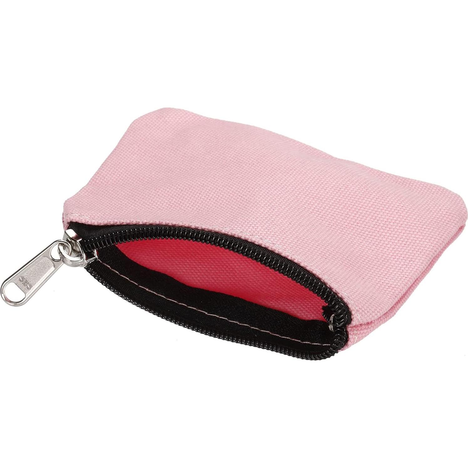 Monedero PATIKIL Rosa 80x130mm Lona con Cremallera