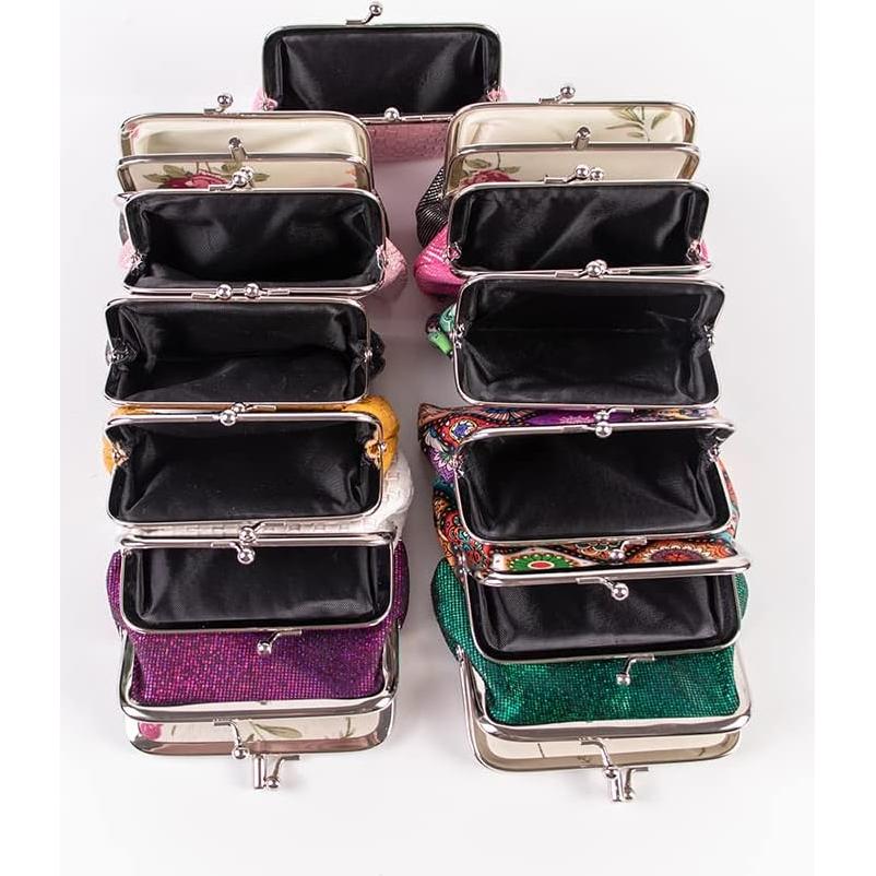 Billetera de Monedas Vintage A13A Rosa D 10.9x9.9cm