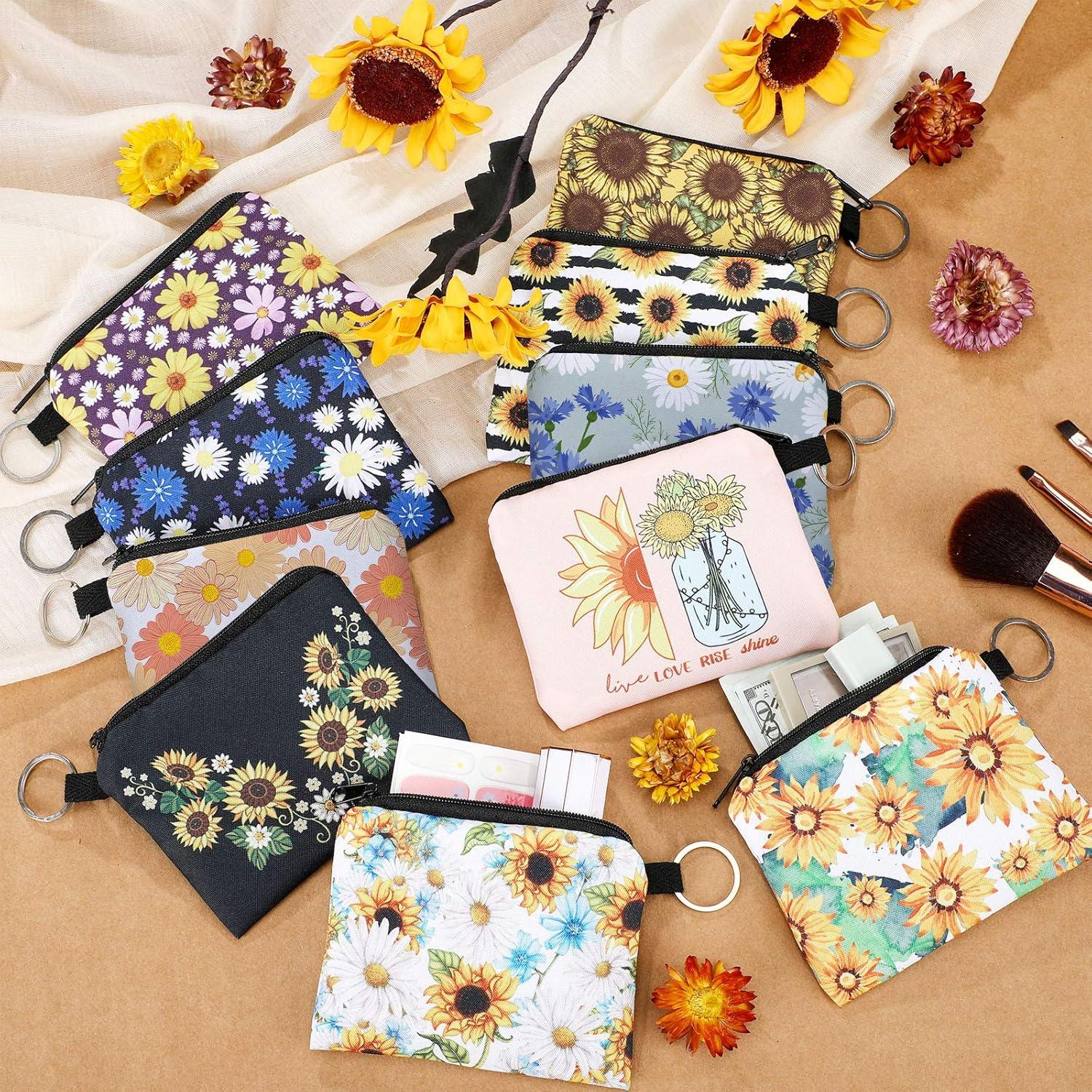 10 Monederos Mini Boho con Cremallera para Mujeres - Estilo Chic