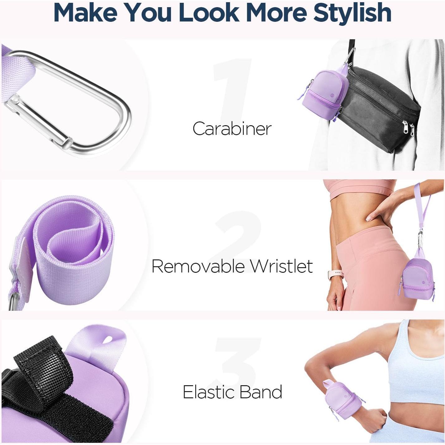 Monedero Mini Mochila Babysun LuluNano con Muñequera y 3 Ranuras