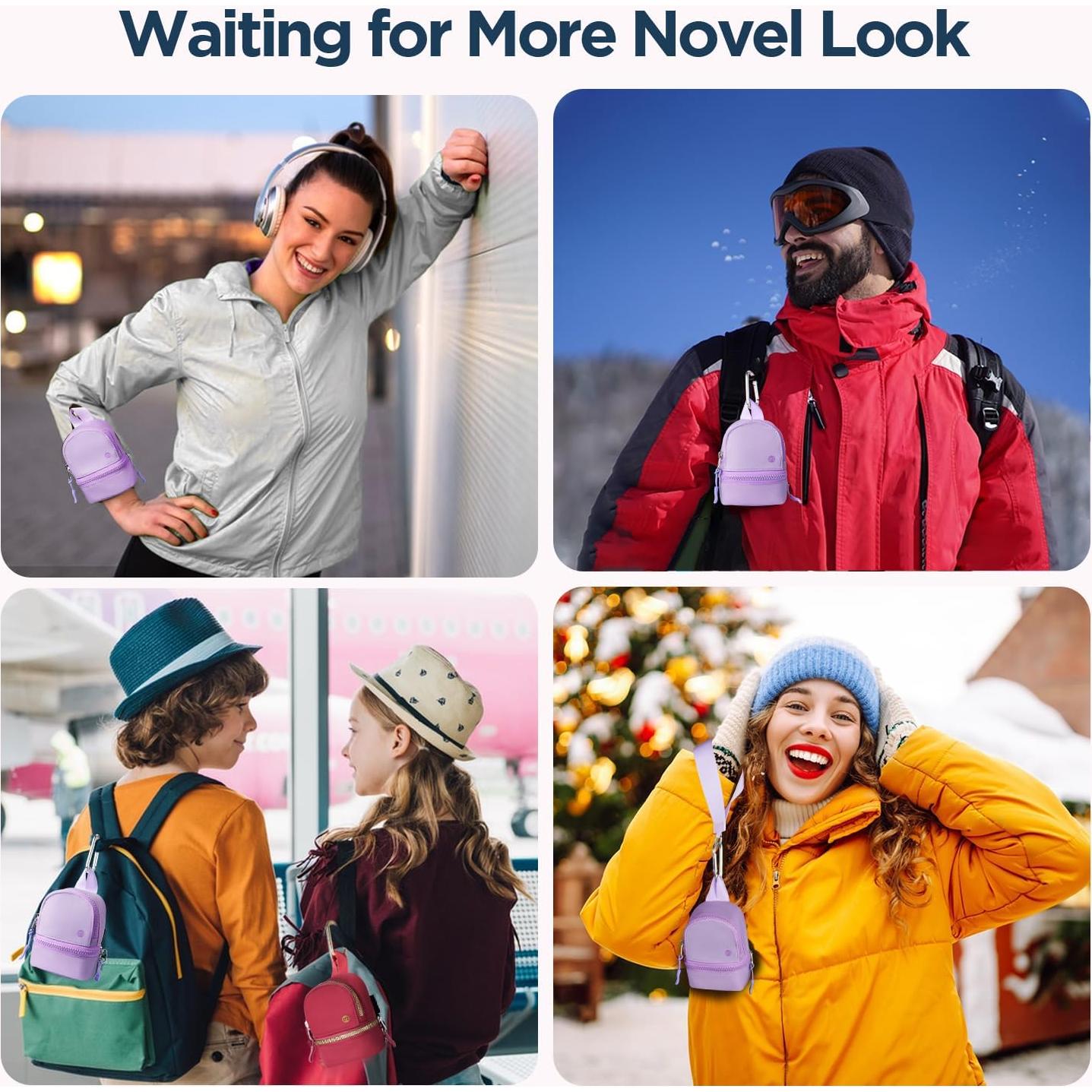 Monedero Mini Mochila Babysun LuluNano con Muñequera y 3 Ranuras